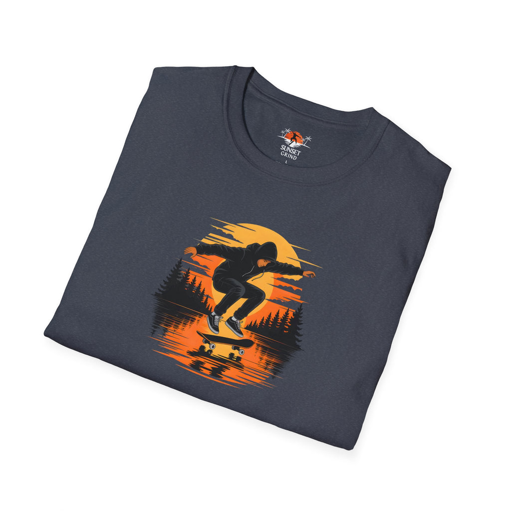 SKATEBOARDING IN SUNSET 2 T-Shirt