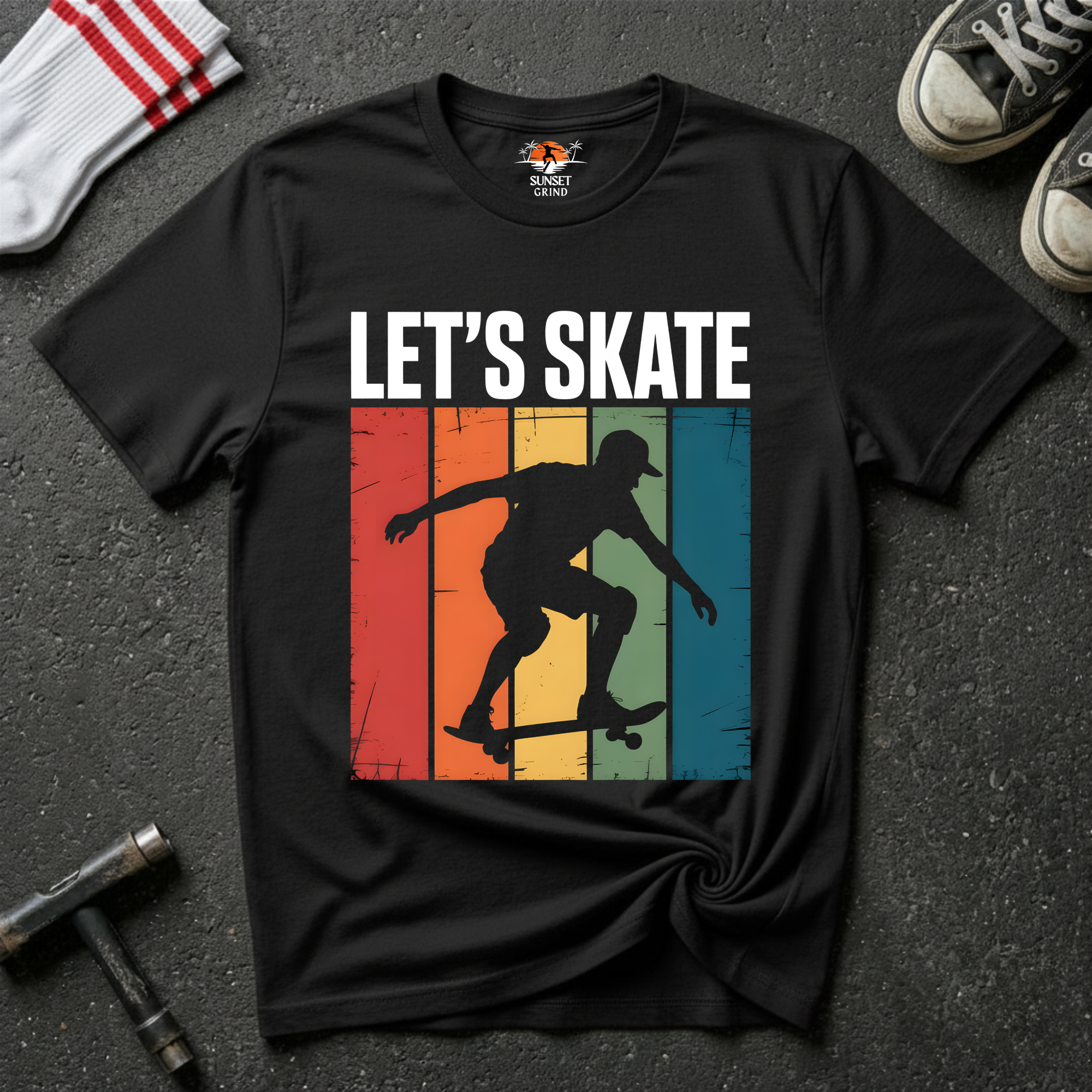 LET'S SKATE T-Shirt