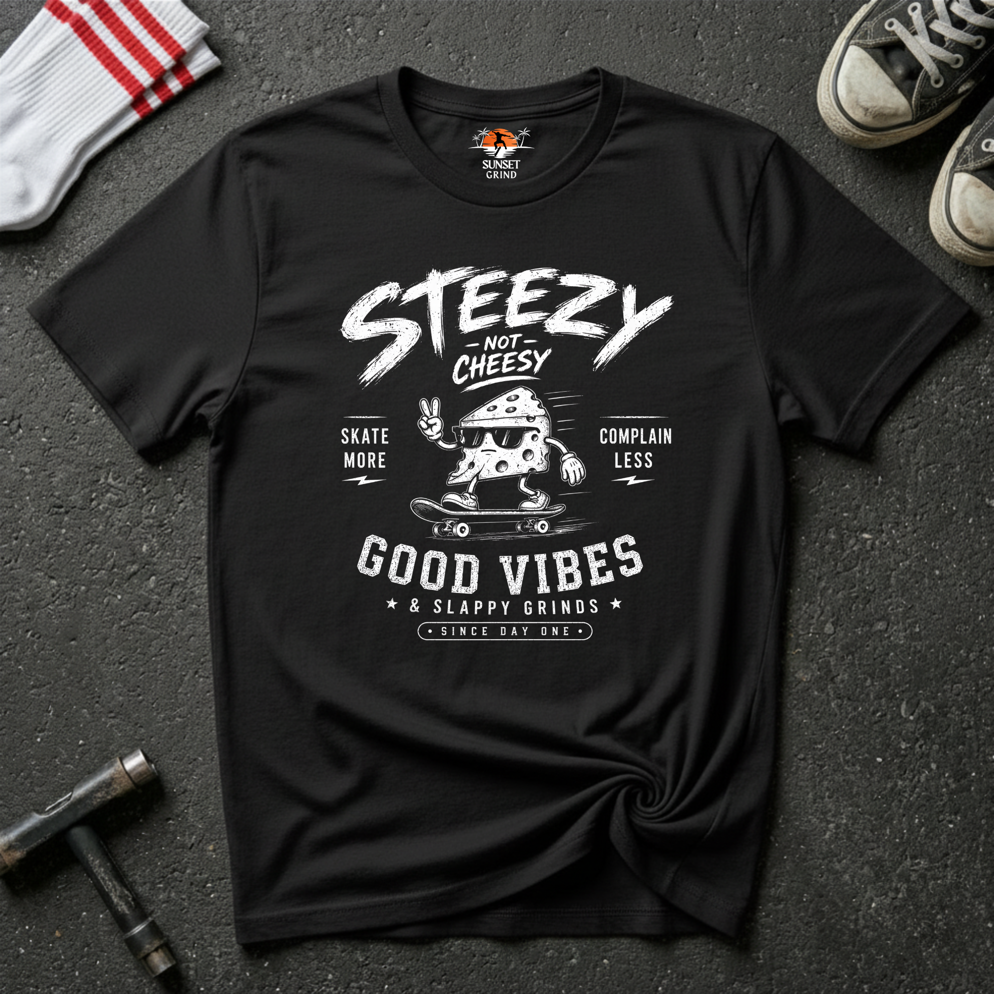 STEEZY NOT CHEESY T-Shirt
