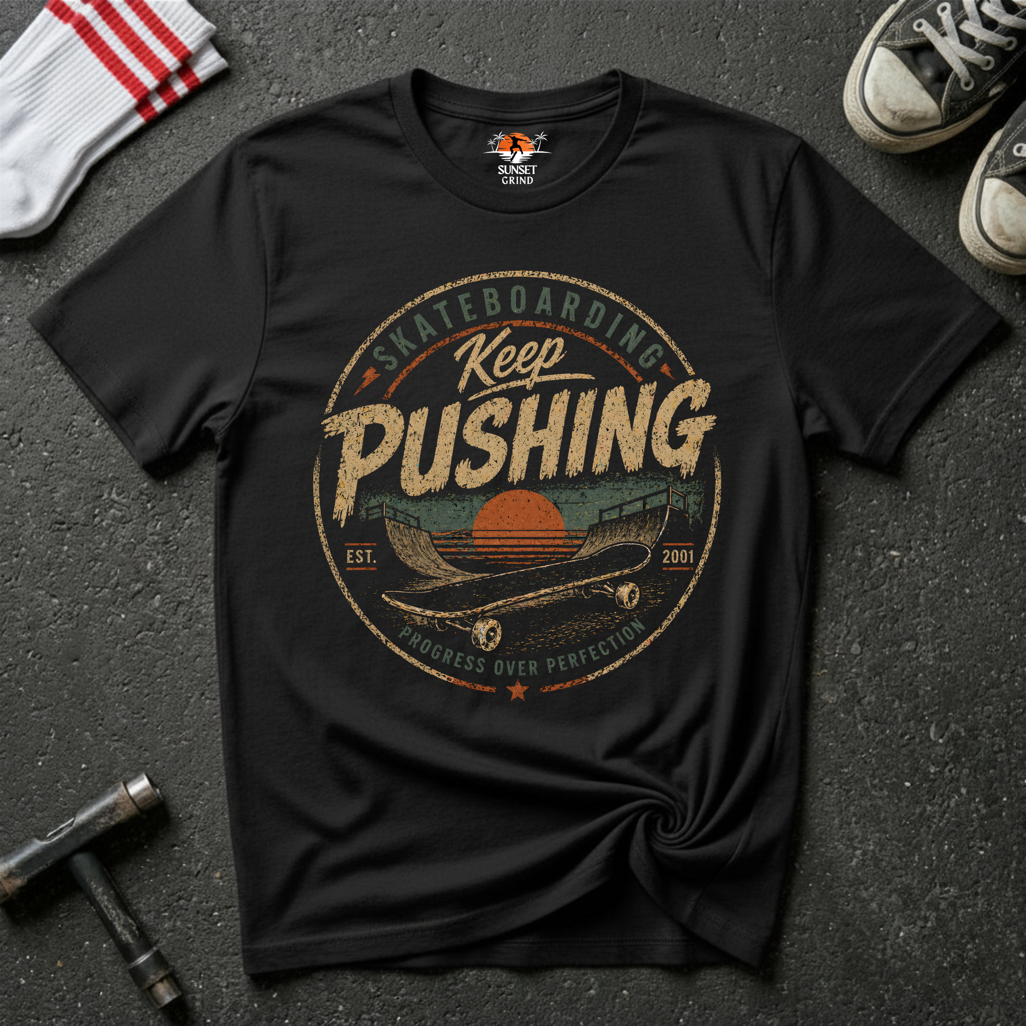 KEEP PUSHING T-Shirt