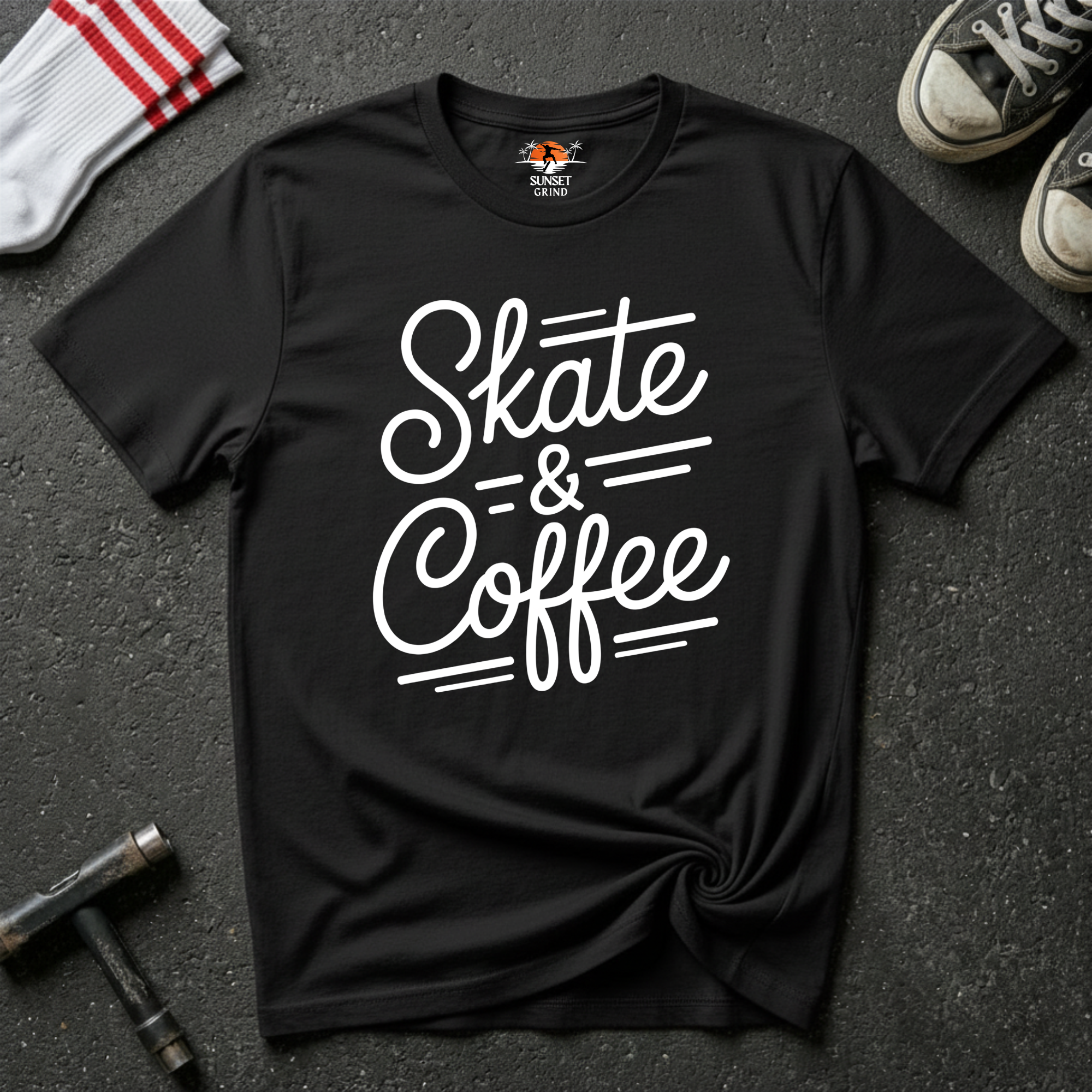 SKATE & COFFEE T-Shirt