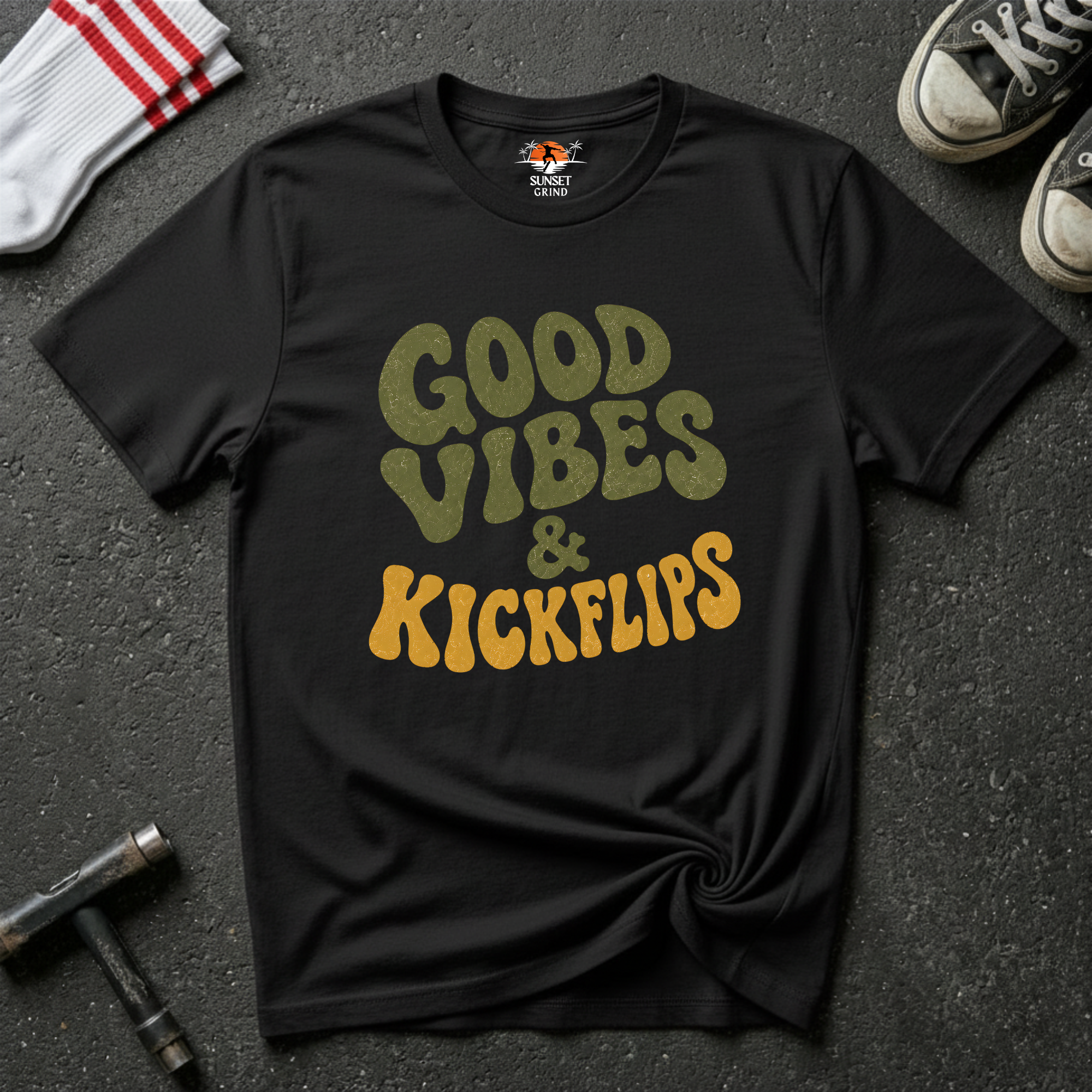 VIBES & KICKFLIPS T-Shirt
