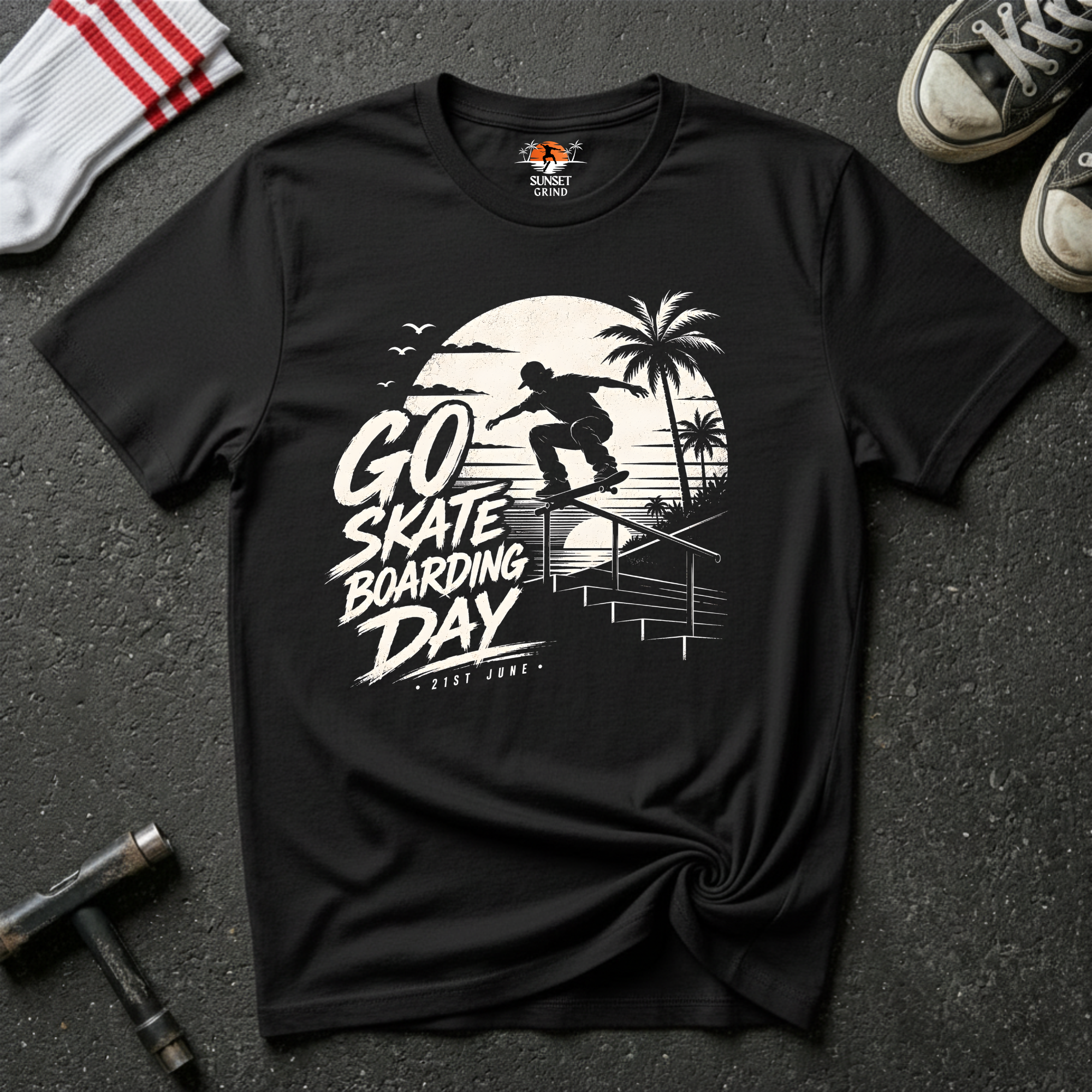 GO SKATEBOARDING DAY T-Shirt