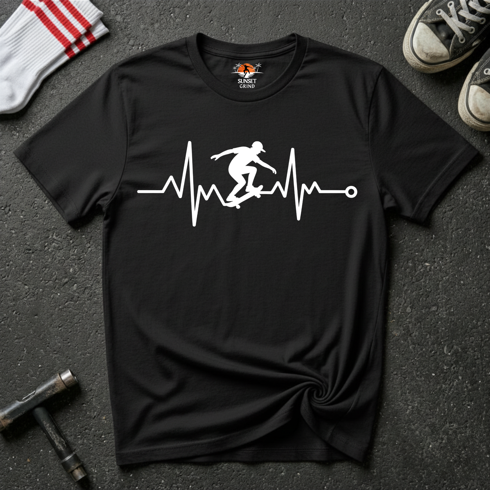 SKATER CARDIOGRAM T-Shirt