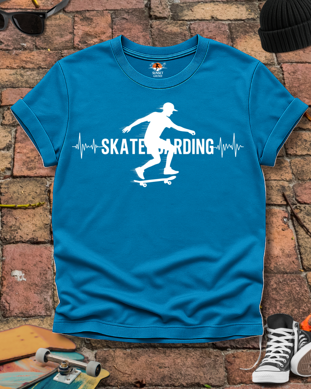 SKATER CARDIOGRAM T-Shirt