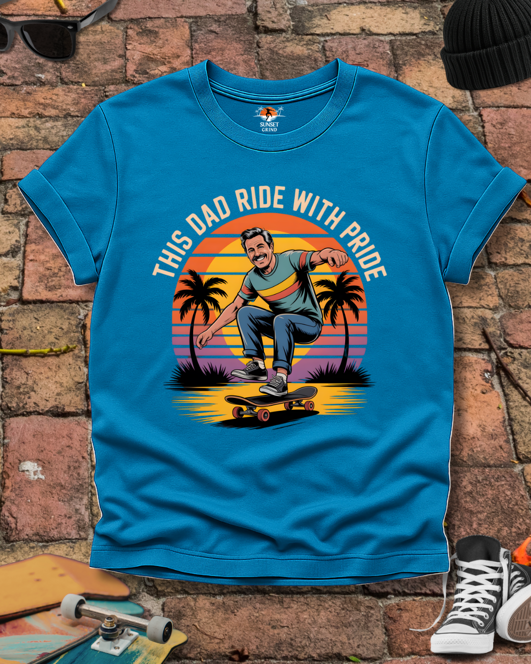 THIS DAD RIDE WITH PRIDE 2 T-Shirt