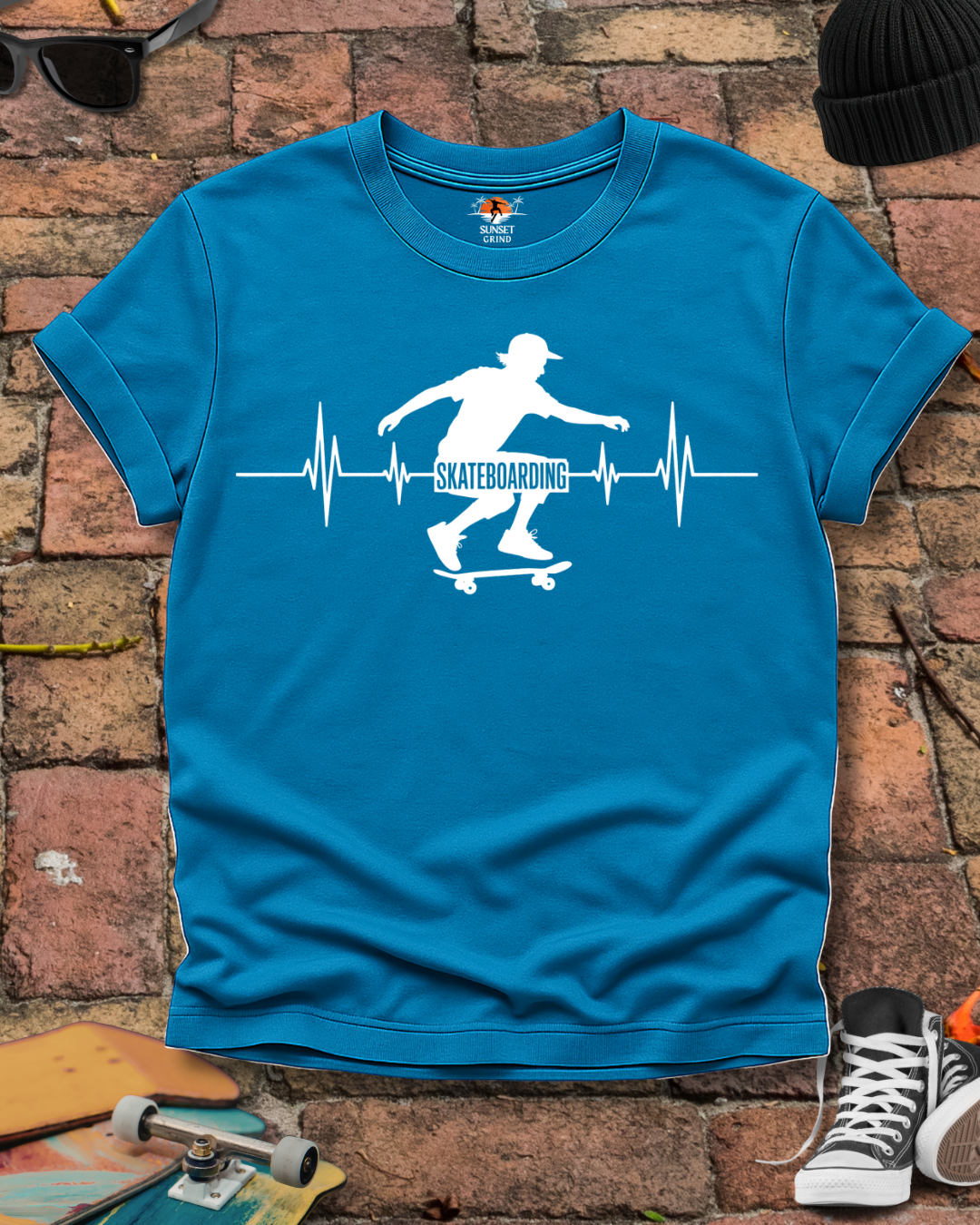 SKATEBOARDING CARDIOGRAM 2 T-Shirt