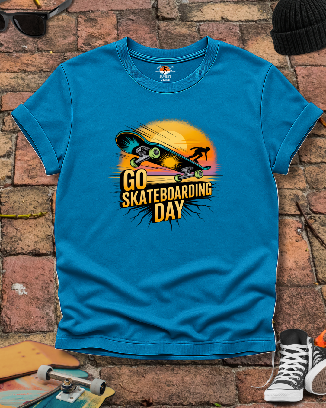 GO SKATEBOARDING DAY COMPETITOR T-Shirt
