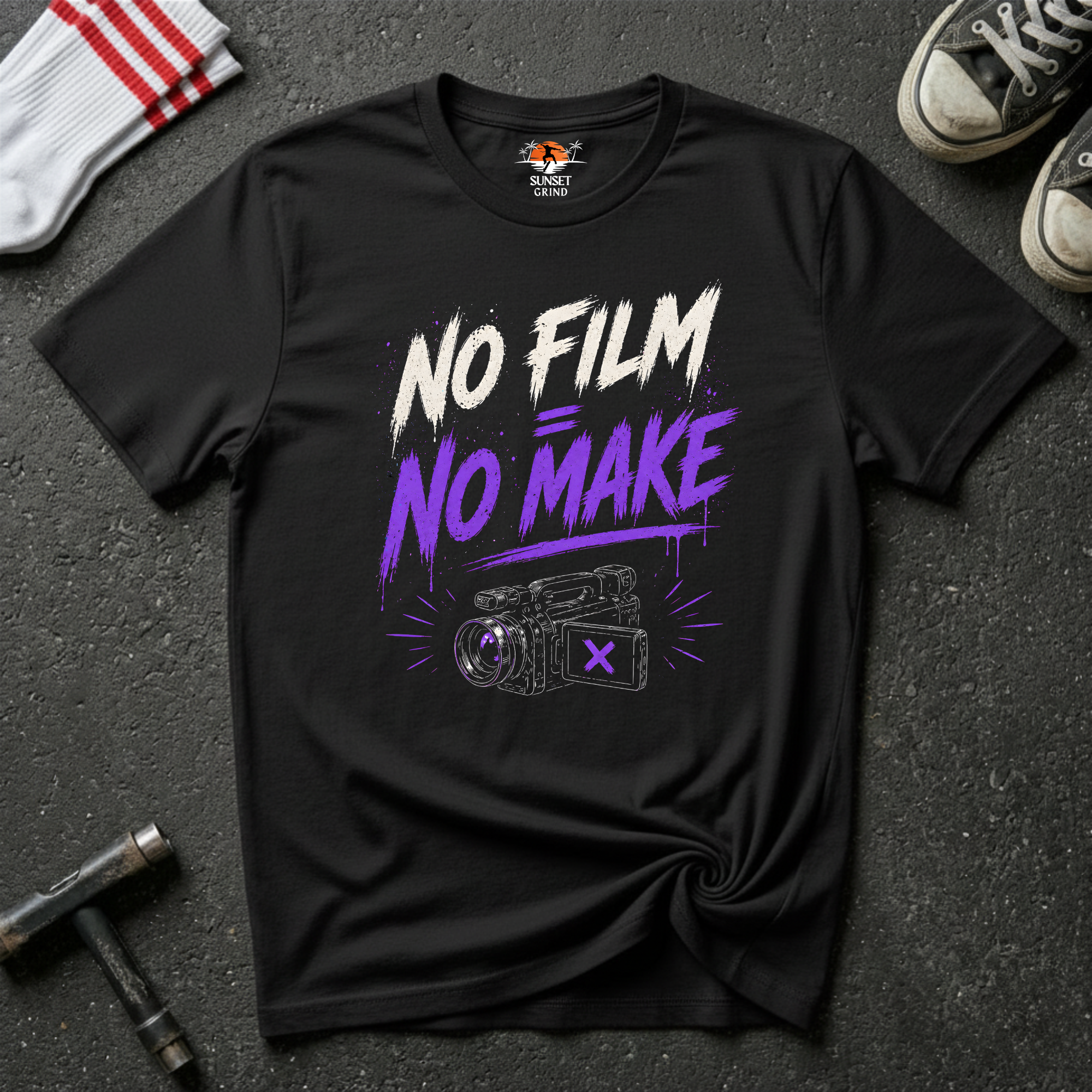 NO FILM=NO MAKE T-Shirt