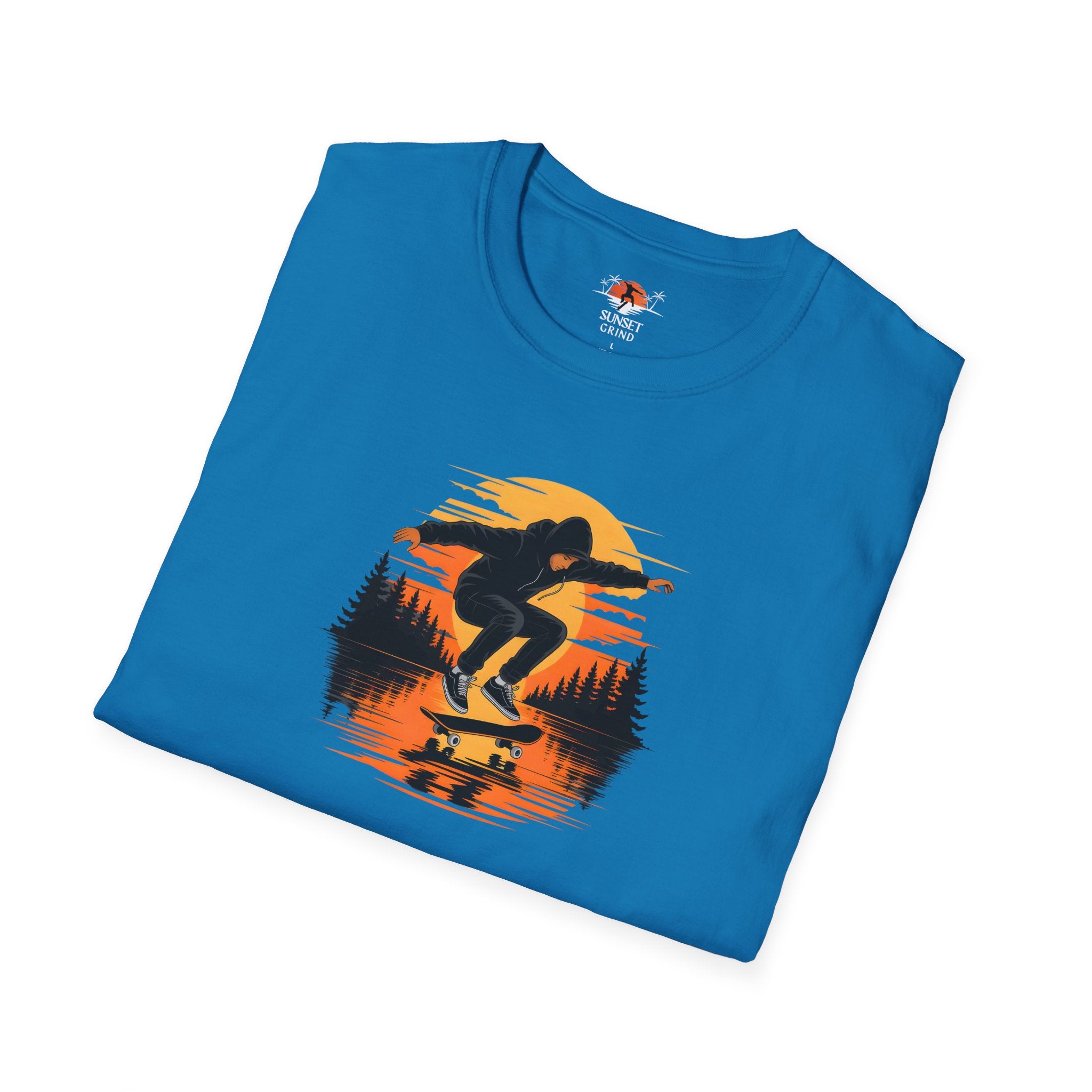 SKATEBOARDING IN SUNSET 2 T-Shirt