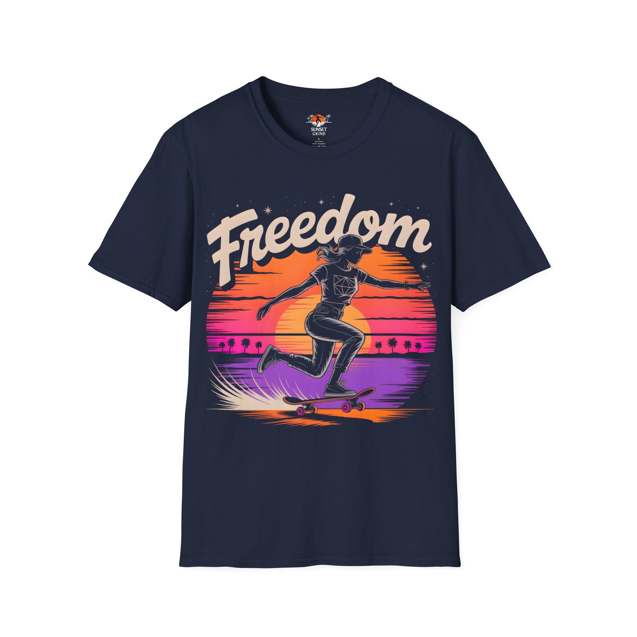 FREEDOM SKATER QUEEN  T-Shirt