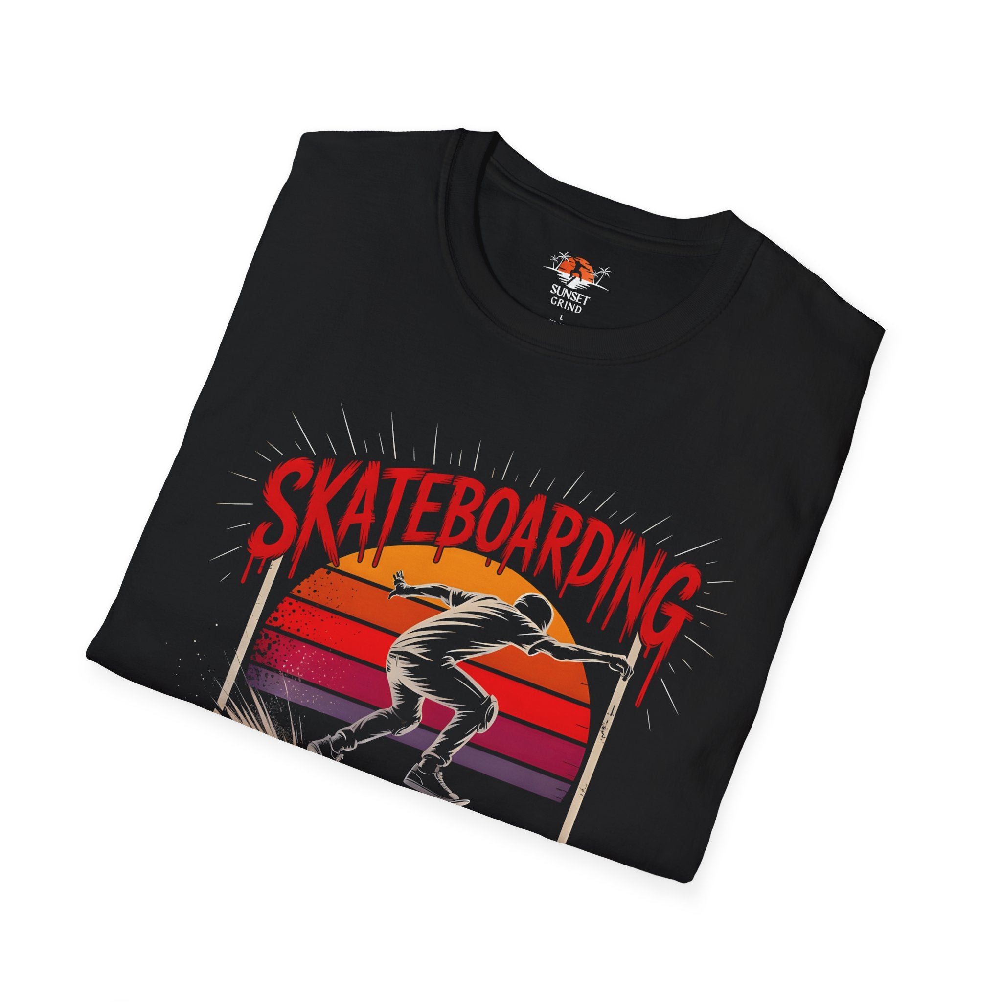 SKATEBOARDING VINTAGE RETRO SUNSET 2 T-Shirt