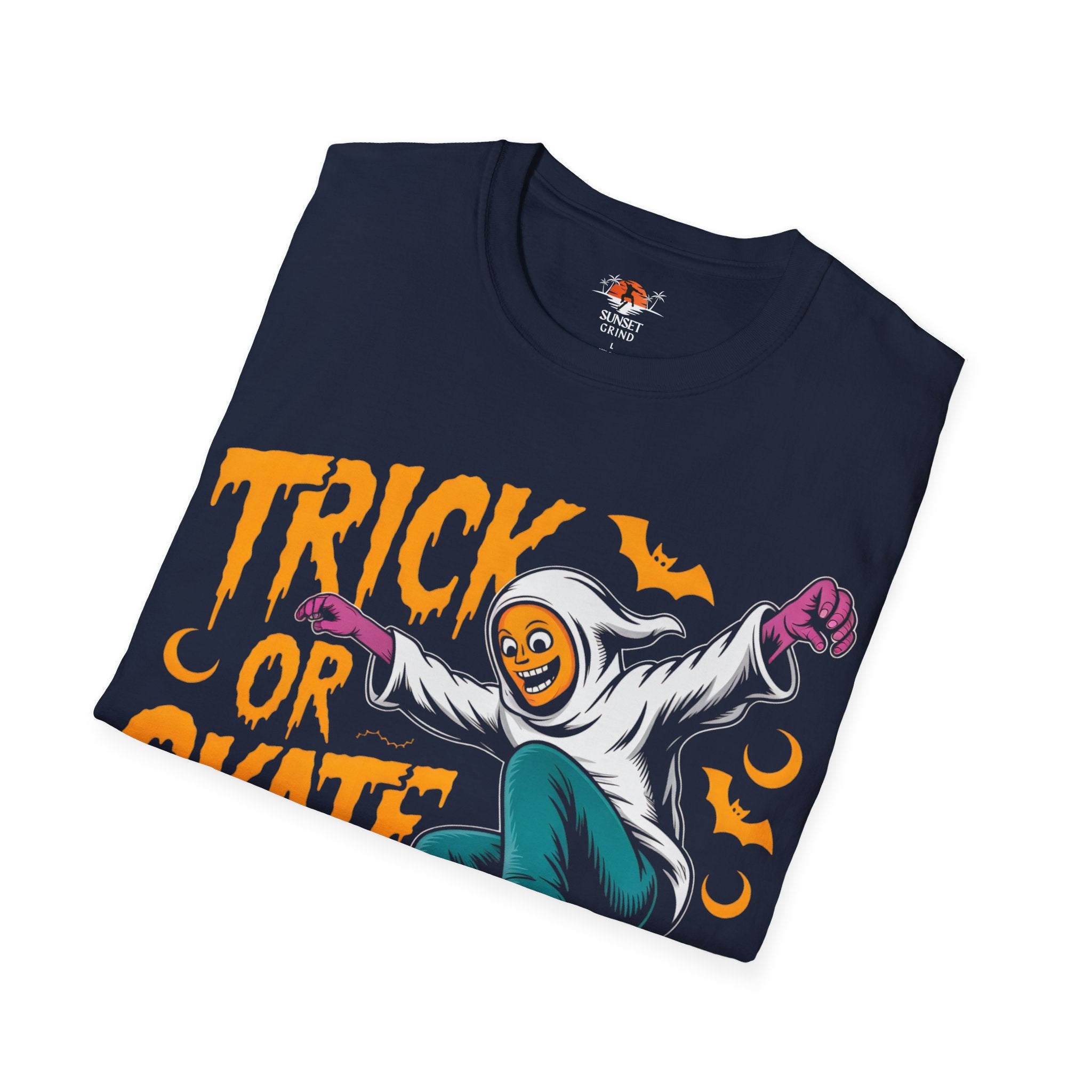 TRICK OR SKATE GHOST T-Shirt