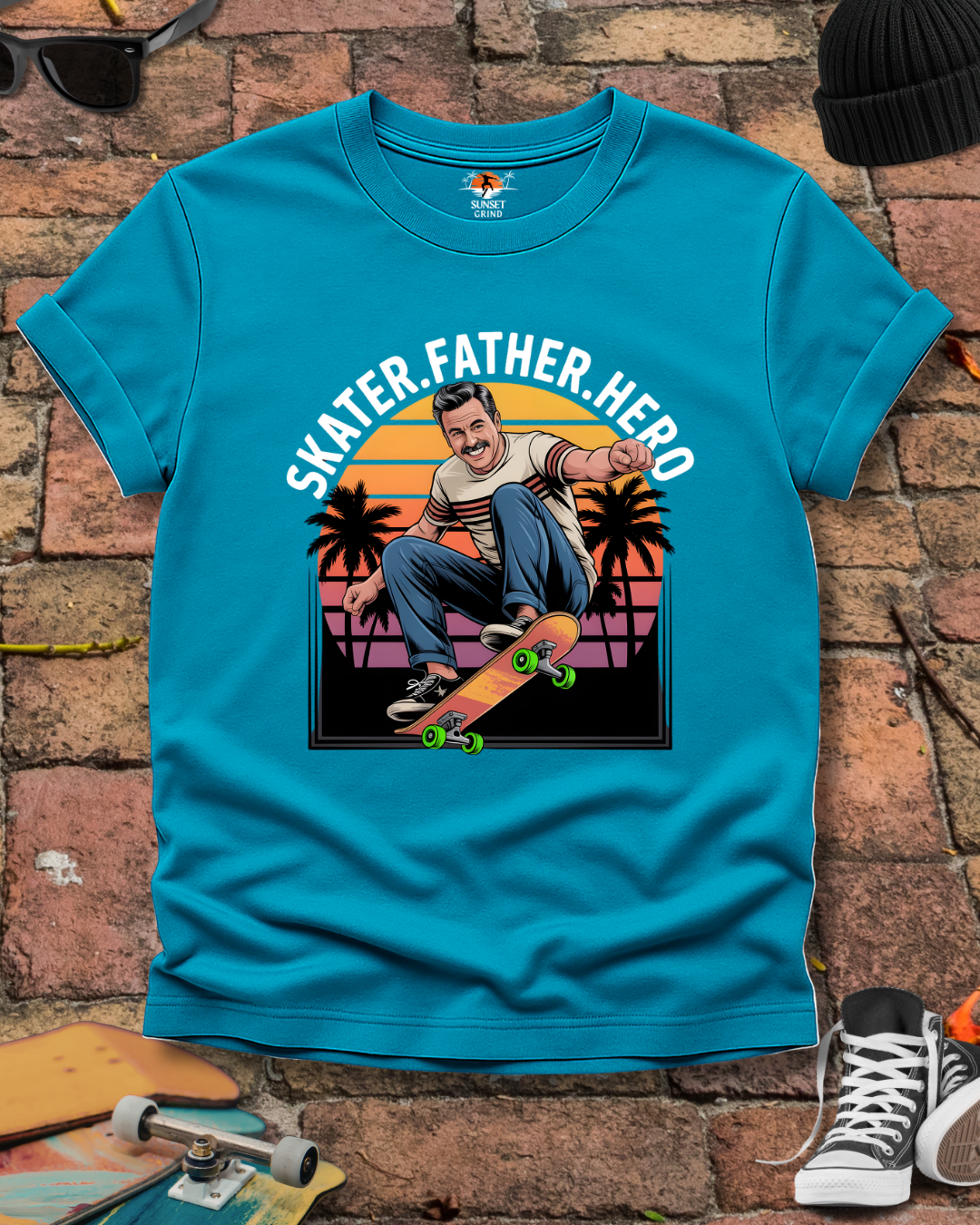 SKATER.FATHER.HERO T-Shirt