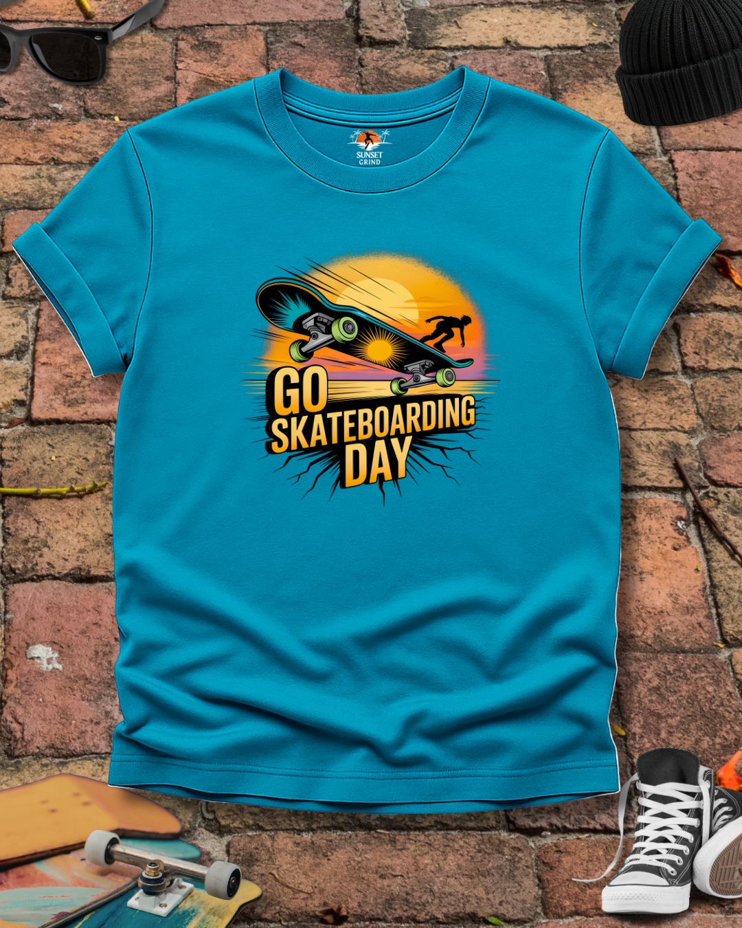 GO SKATEBOARDING DAY COMPETITOR T-Shirt