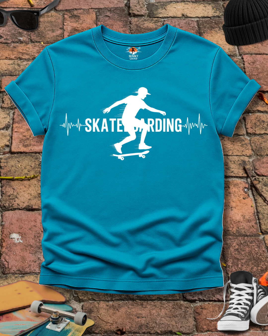 SKATER CARDIOGRAM T-Shirt
