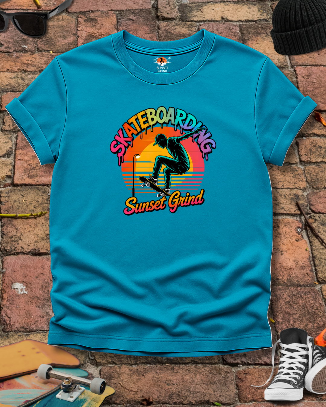 SKATEBOARDING SUNSET GRIND T-Shirt