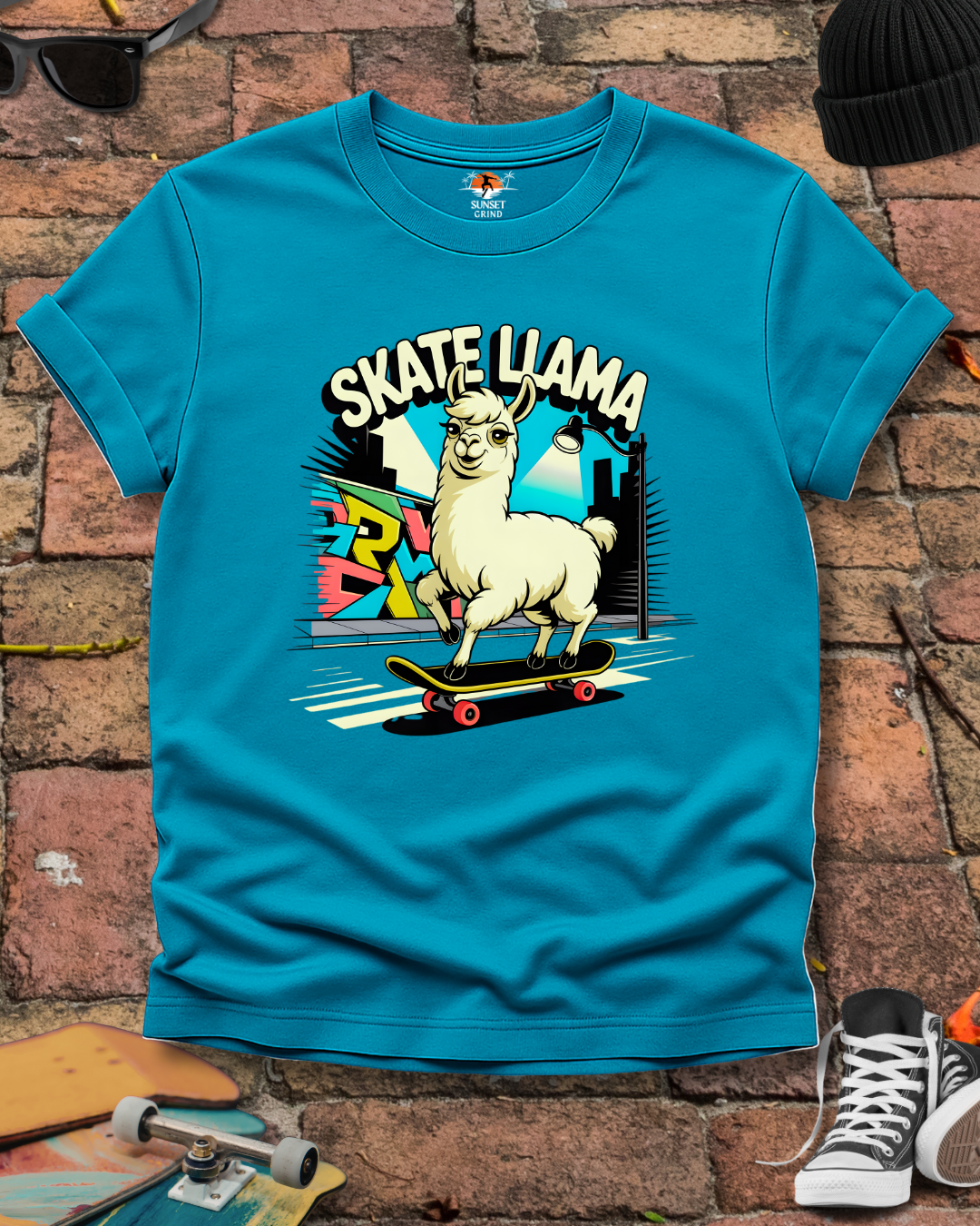 SKATE LLAMA T-Shirt