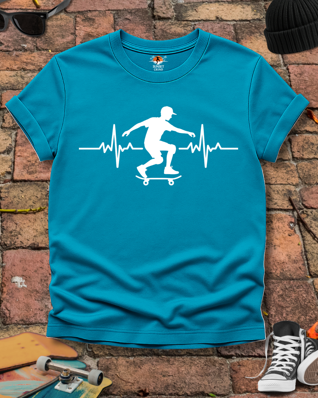 SKATEBOARDING CARDIOGRAM T-Shirt