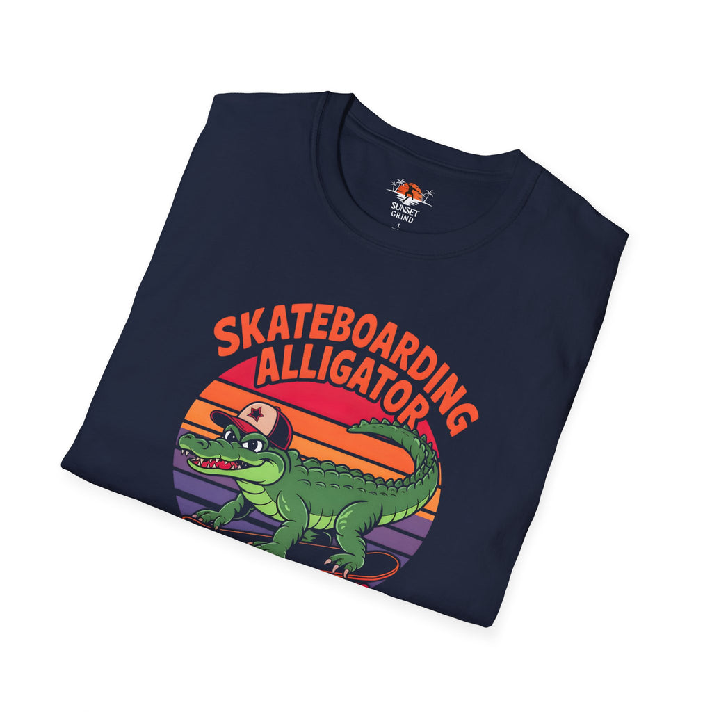 SKATEBOARDING ALLIGATOR T-Shirt