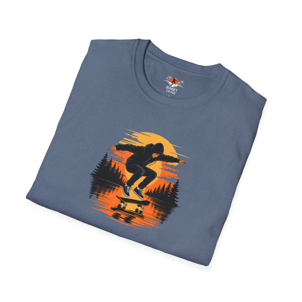 SKATEBOARDING IN SUNSET 2 T-Shirt