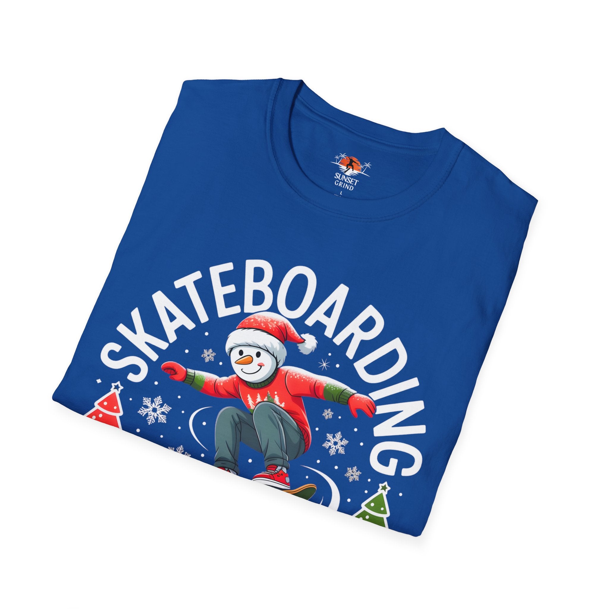 SKATEBOARDING SNOWMAN T-Shirt