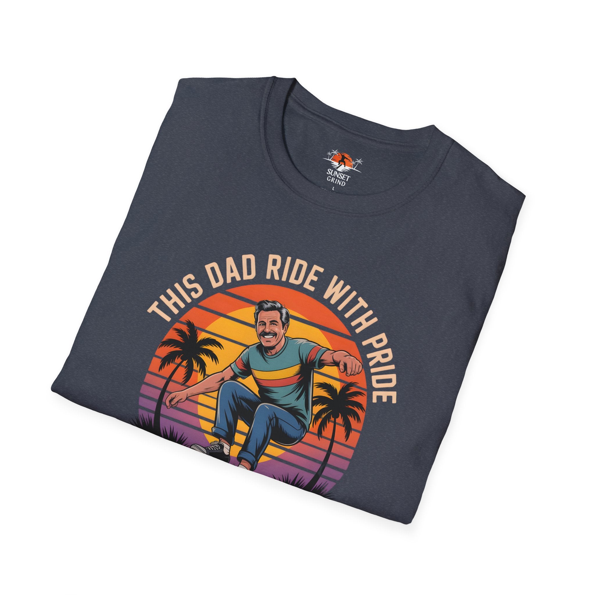 THIS DAD RIDE WITH PRIDE 2 T-Shirt