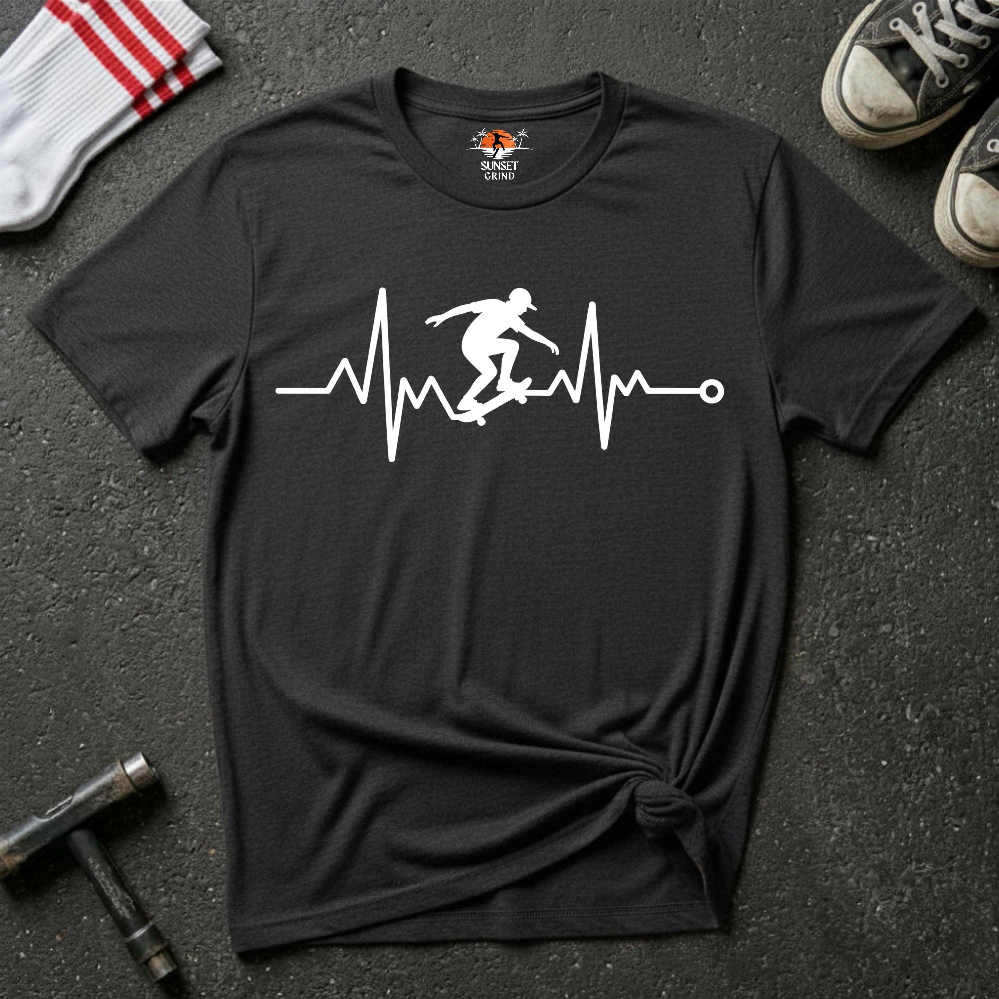 SKATER CARDIOGRAM T-Shirt