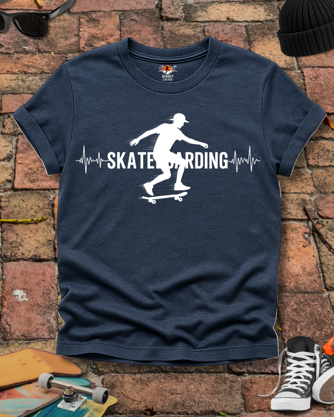 SKATER CARDIOGRAM T-Shirt