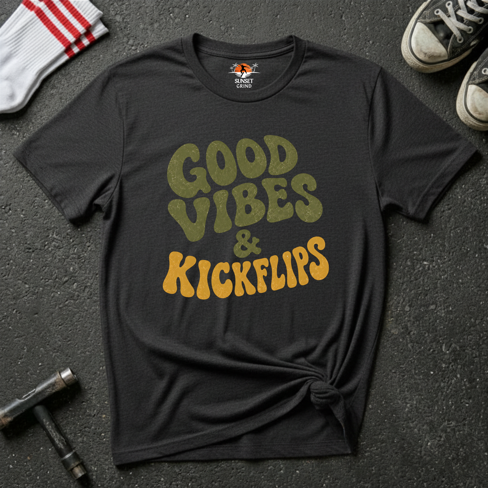 VIBES & KICKFLIPS T-Shirt