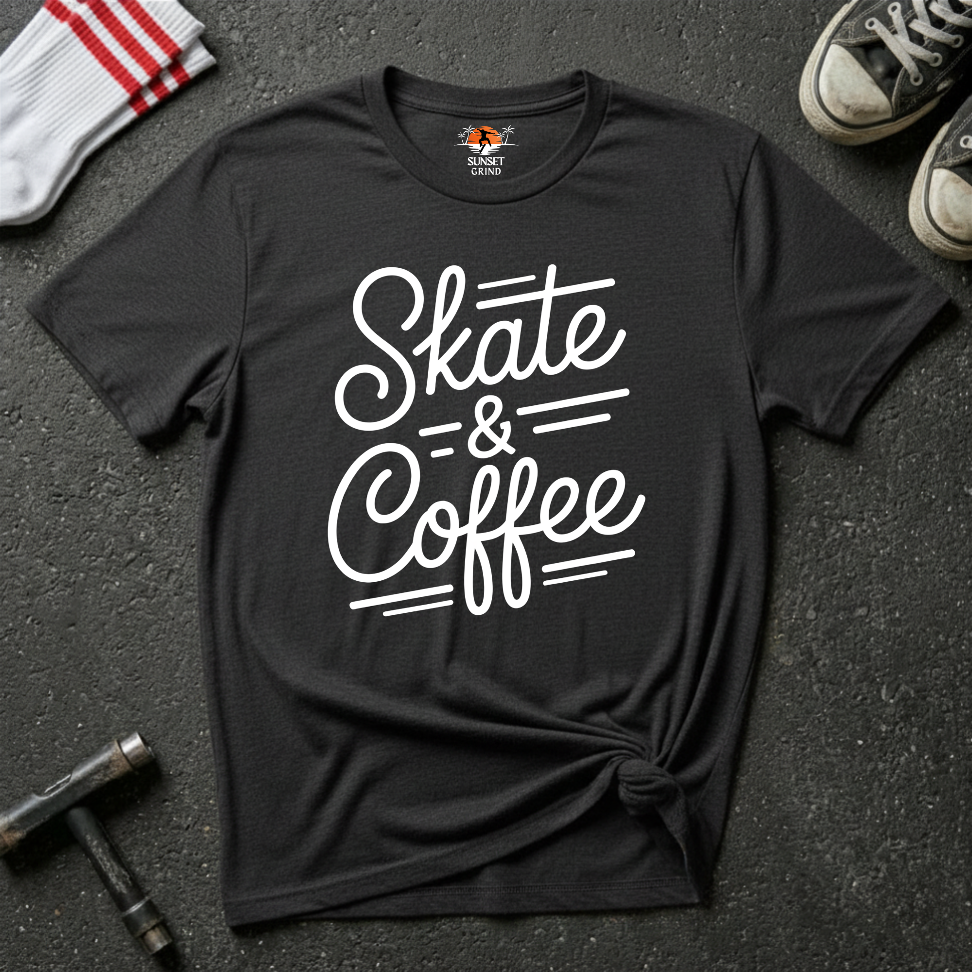 SKATE & COFFEE T-Shirt