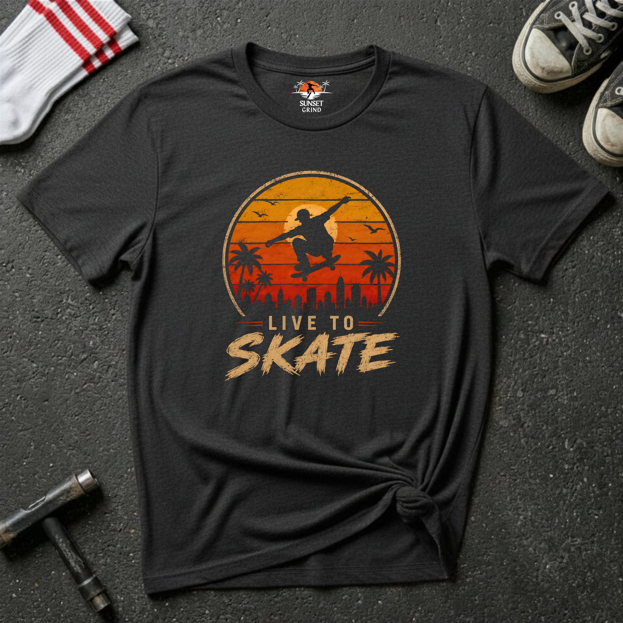 LIVE TO SKATE T-Shirt