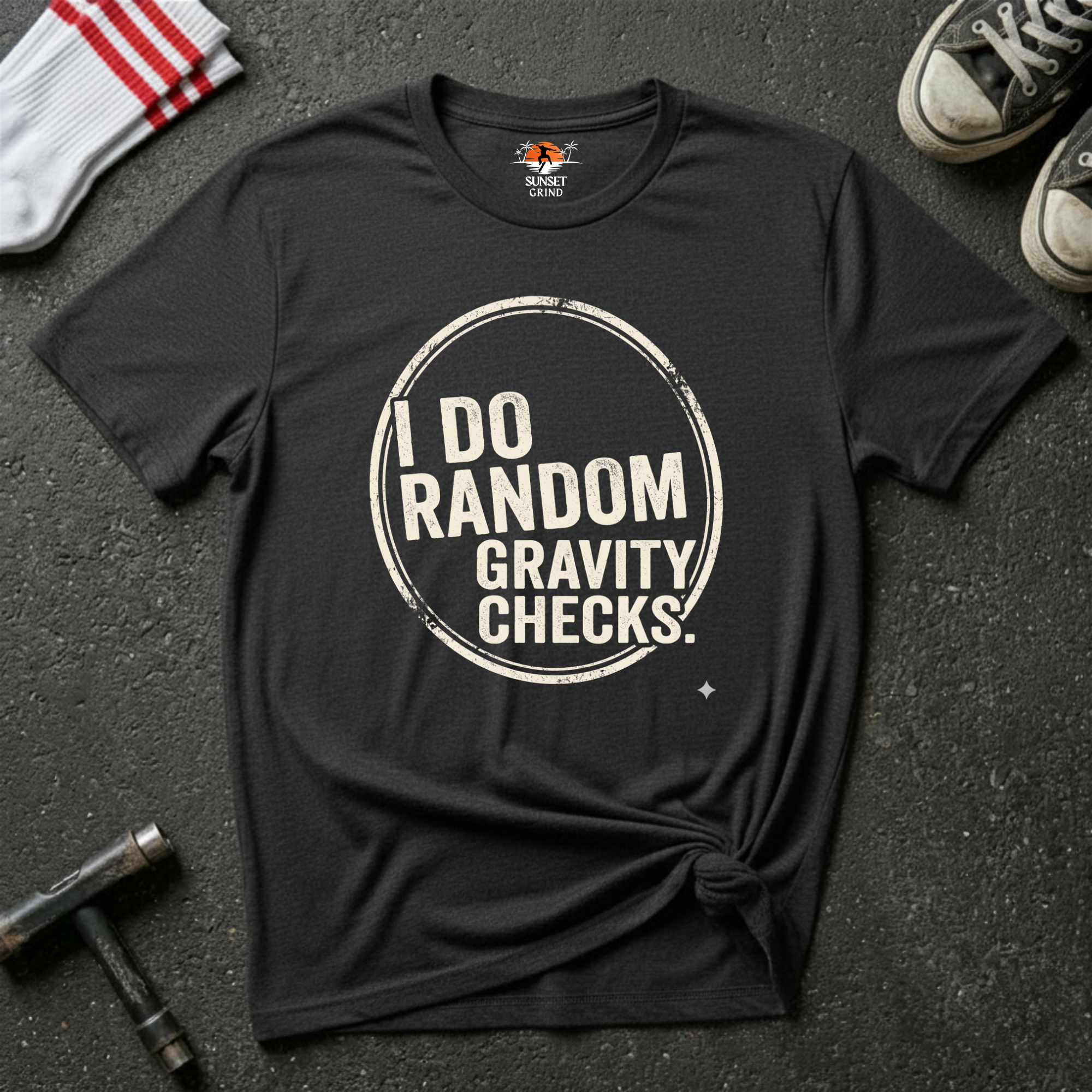 GRAVITY CHECKS-CIRCLE T-Shirt