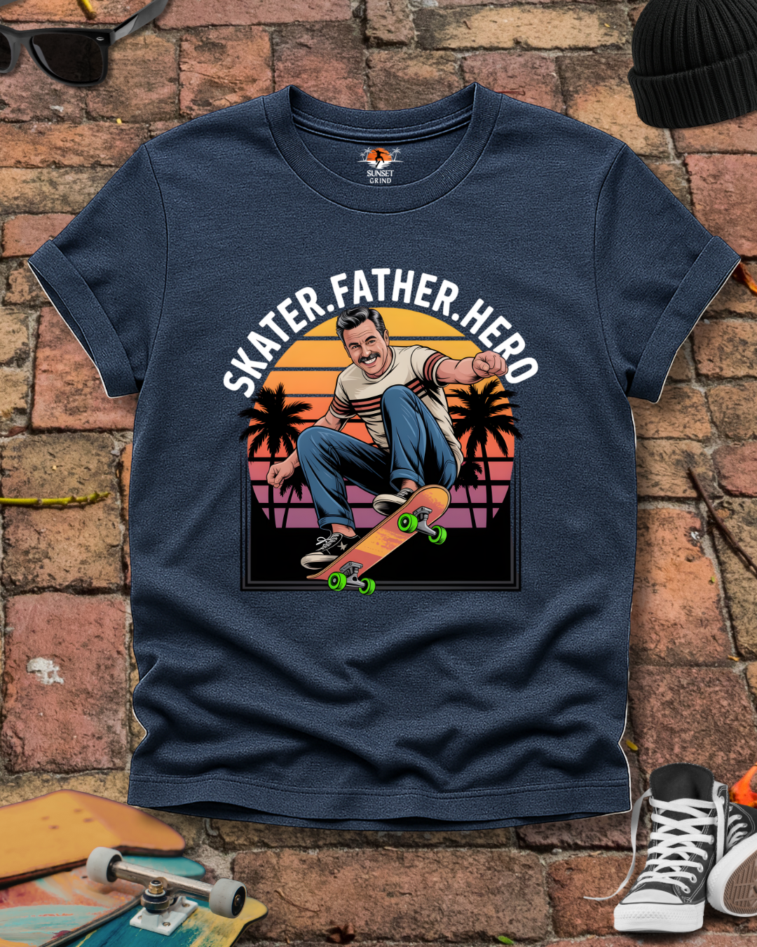 SKATER.FATHER.HERO T-Shirt