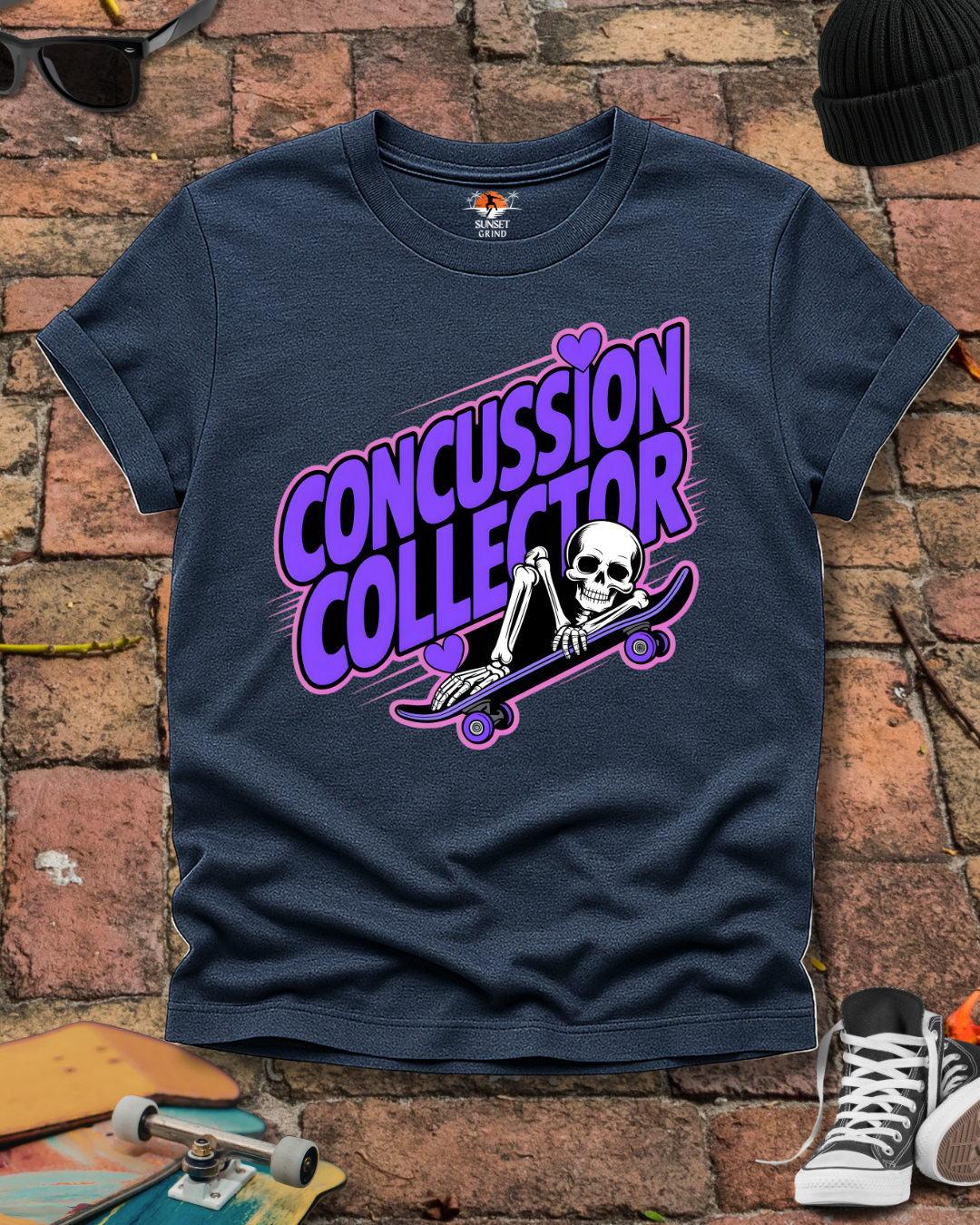 CONCUSSION COLLECTOR PURPLE T-Shirt