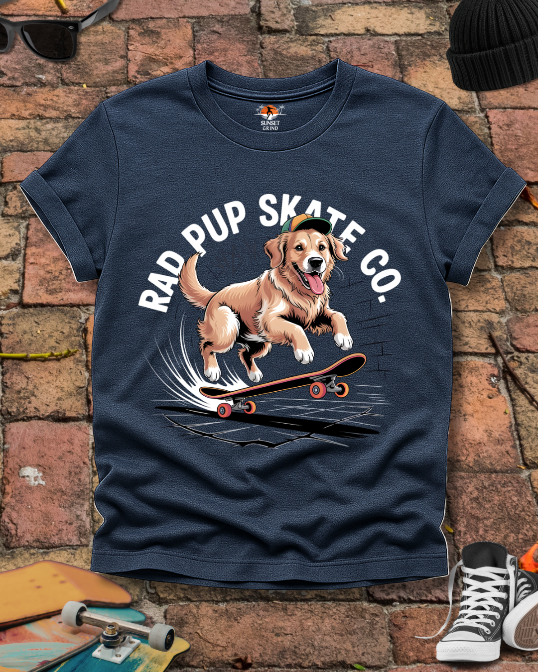 RAD PUP SKATE CO T-Shirt