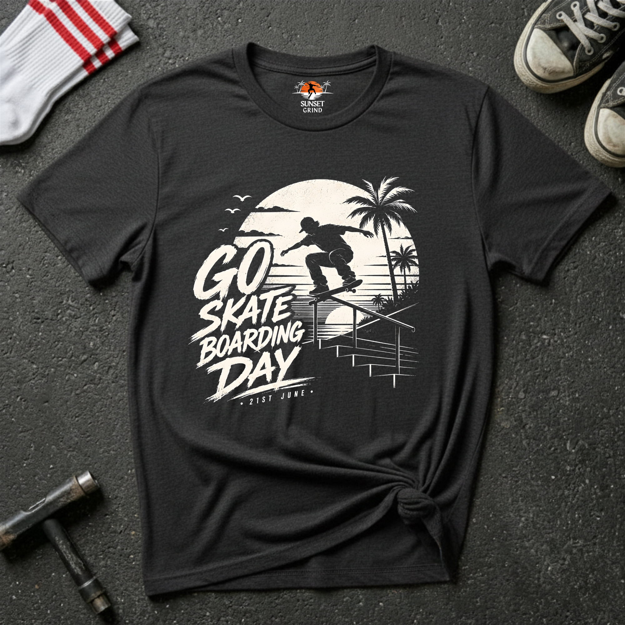 GO SKATEBOARDING DAY T-Shirt