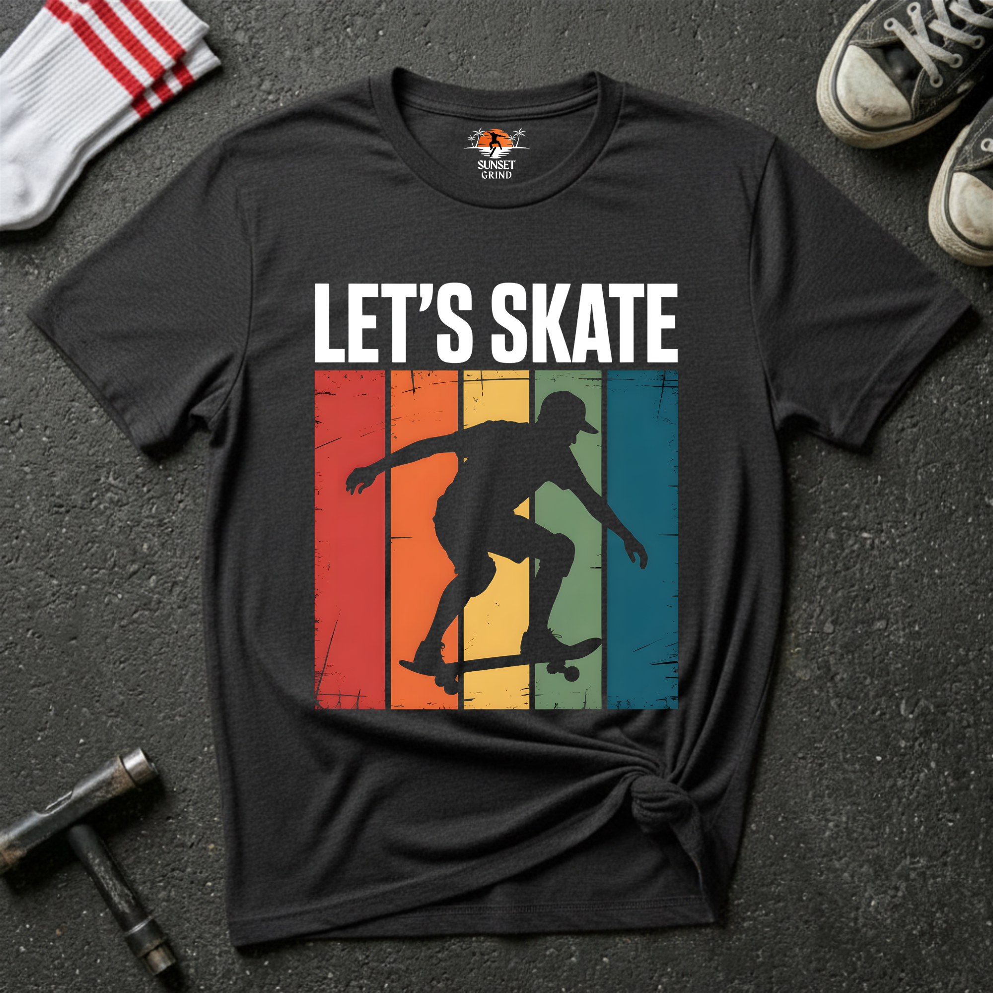 LET'S SKATE T-Shirt