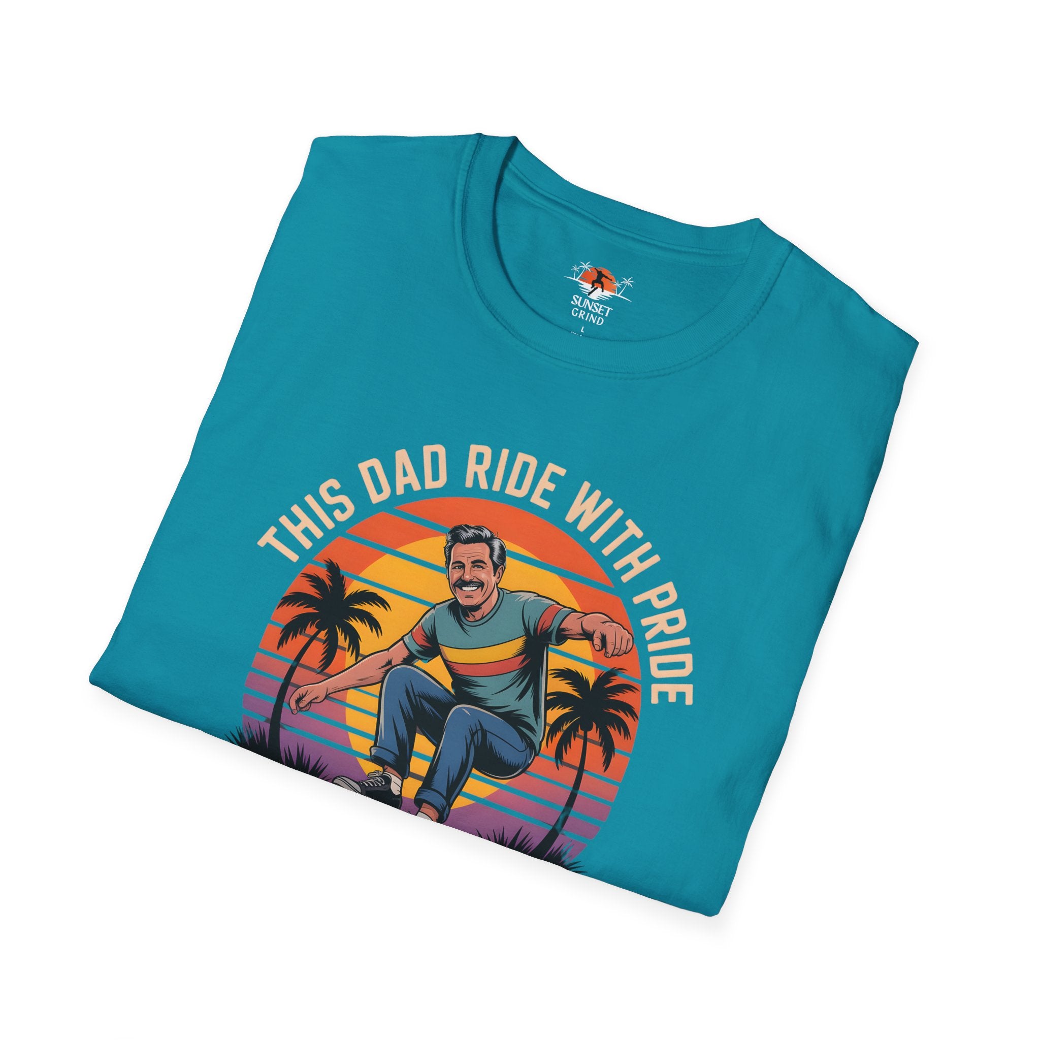 THIS DAD RIDE WITH PRIDE 2 T-Shirt