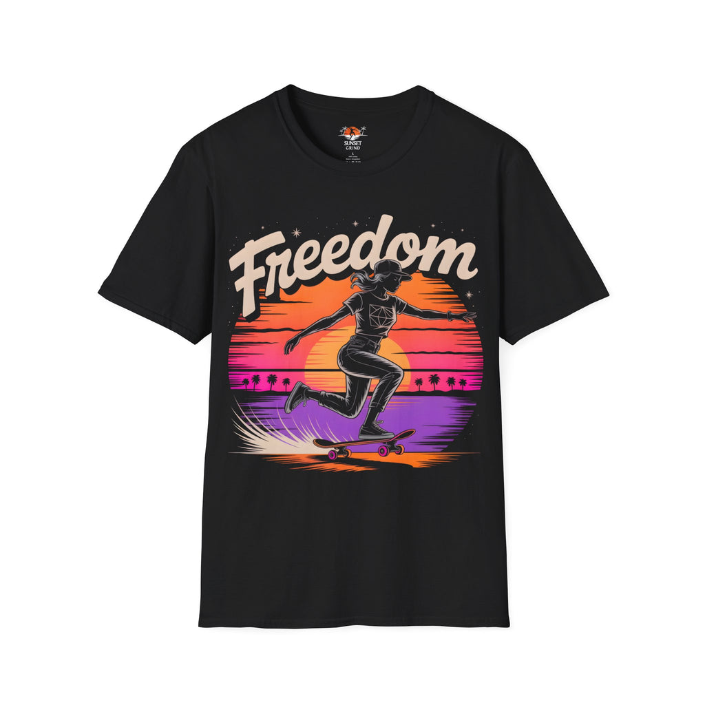FREEDOM SKATER QUEEN  T-Shirt