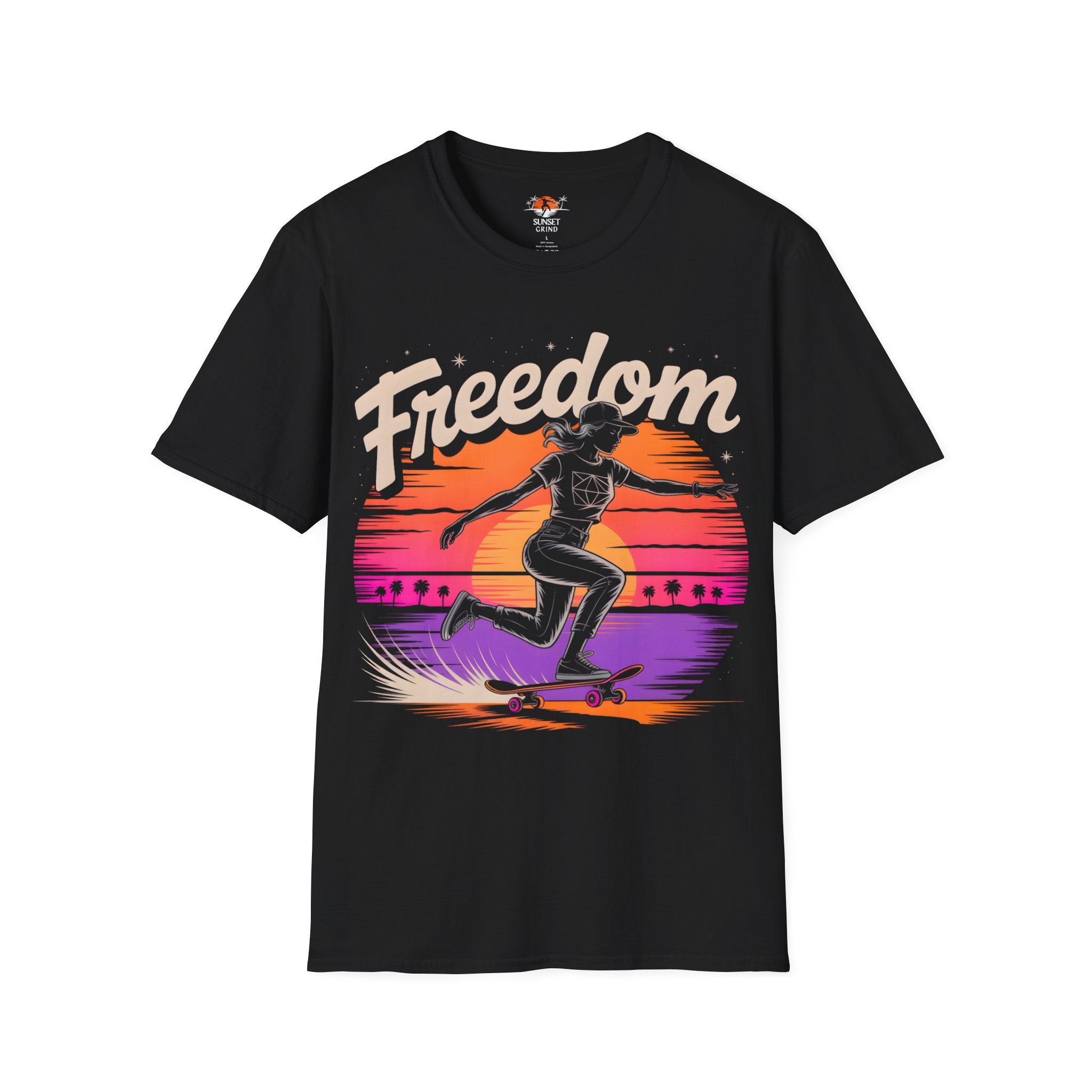 FREEDOM SKATER QUEEN  T-Shirt