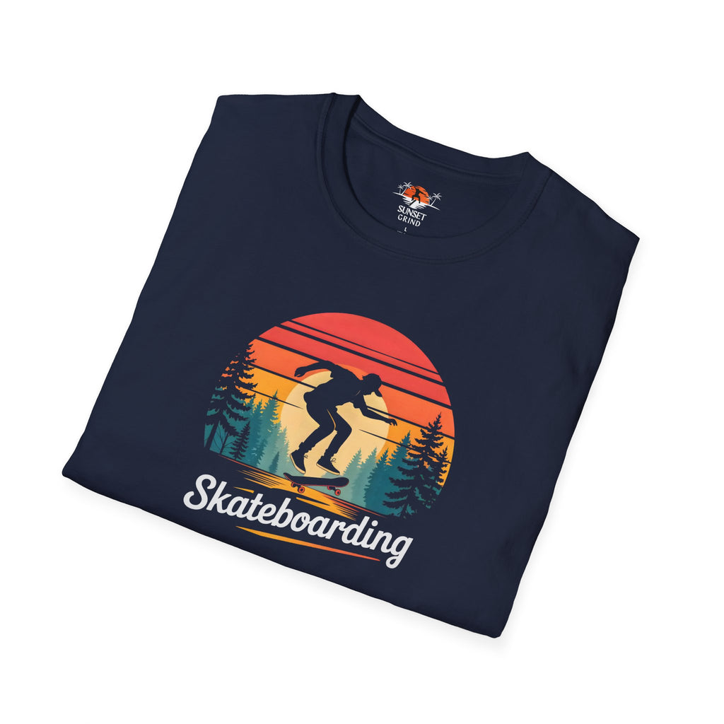 SKATEBOARDING IN SUNSET T-Shirt