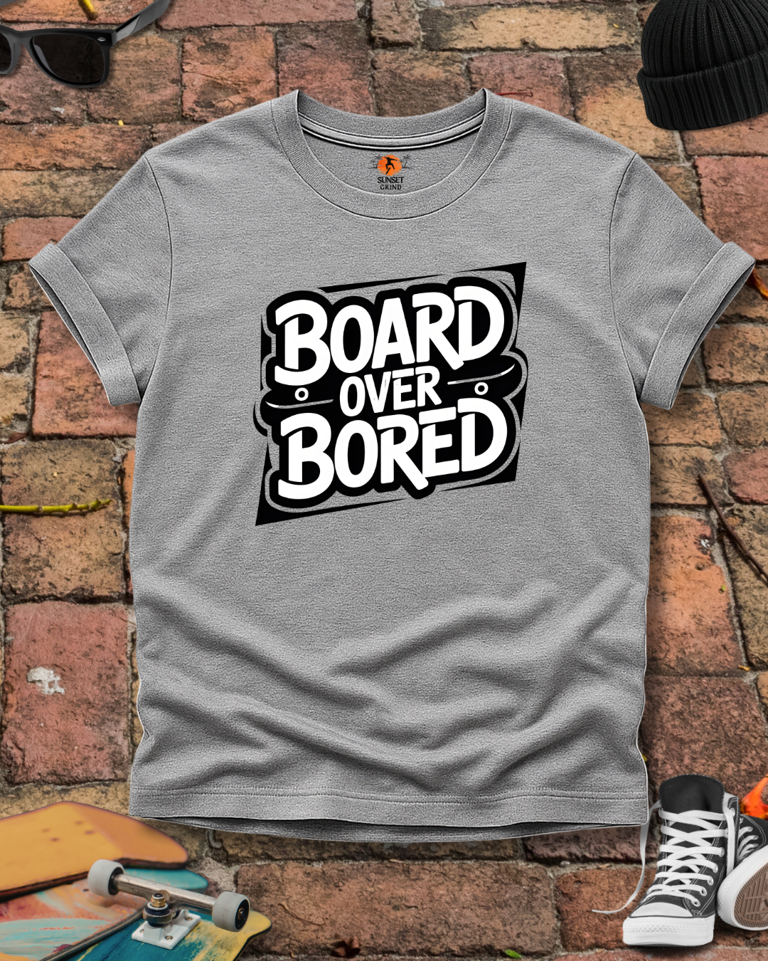 Board Over Bored T-Shirt
