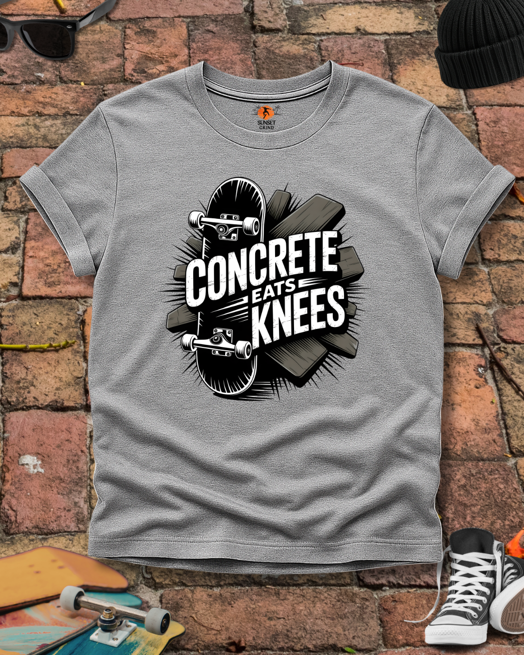 Concrete Eats Knees T-Shirt