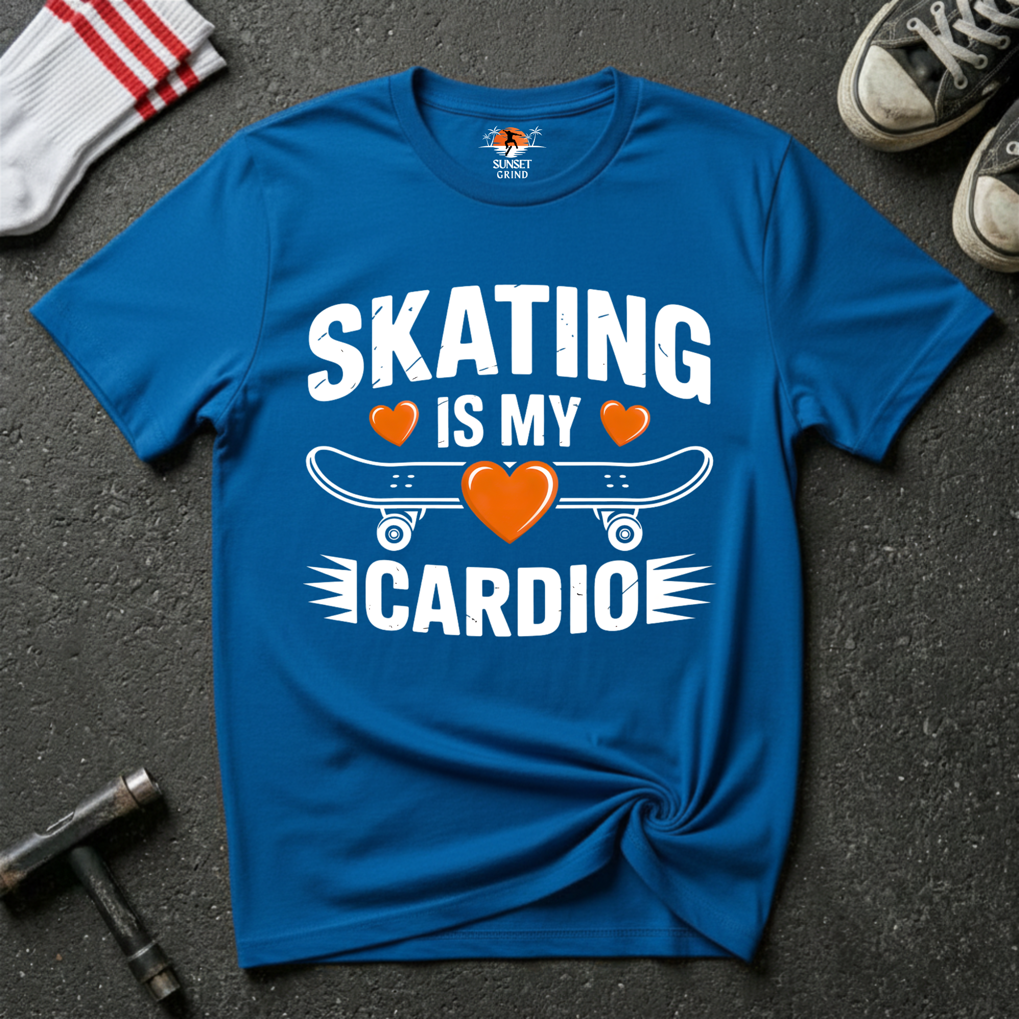 SKATING IS MY CARDIO 2 T-Shirt