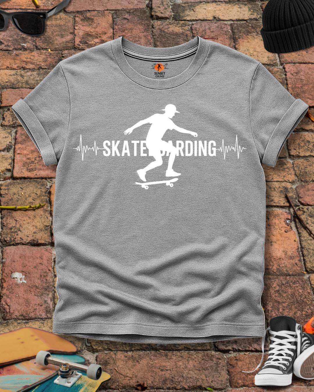 SKATER CARDIOGRAM T-Shirt