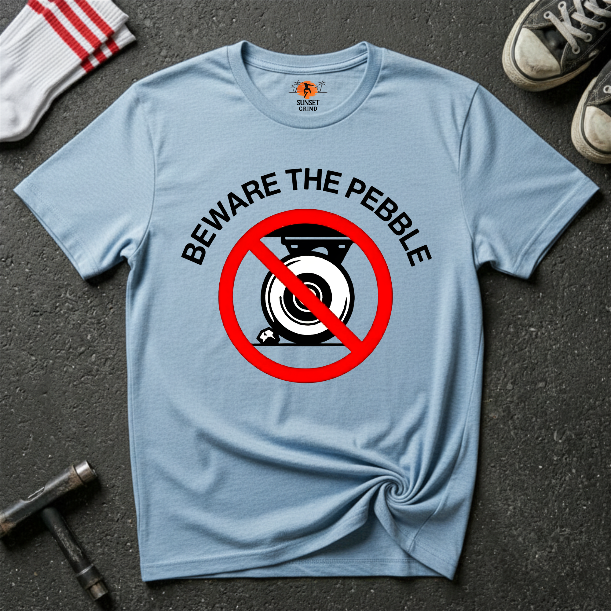 BEWARE THE PEBBLE T-Shirt