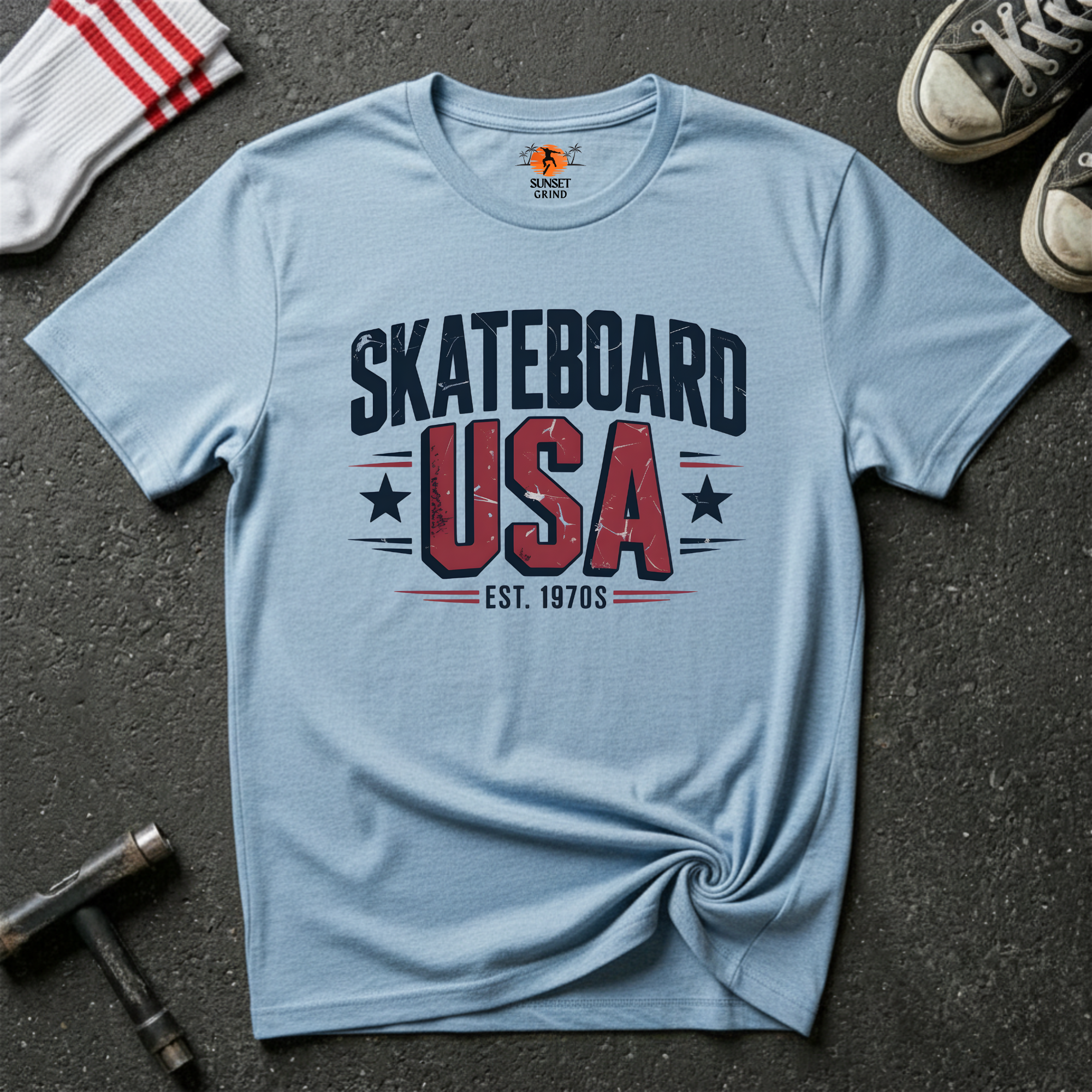 SKATEBOARD USA T-Shirt