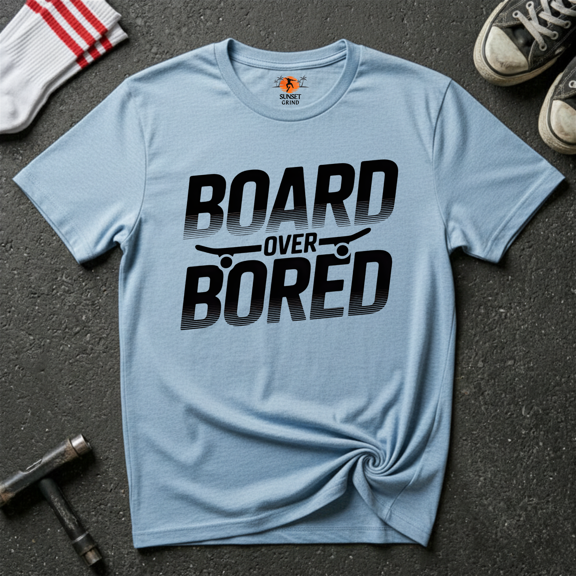 BOARD OVER BORED T-Shirt