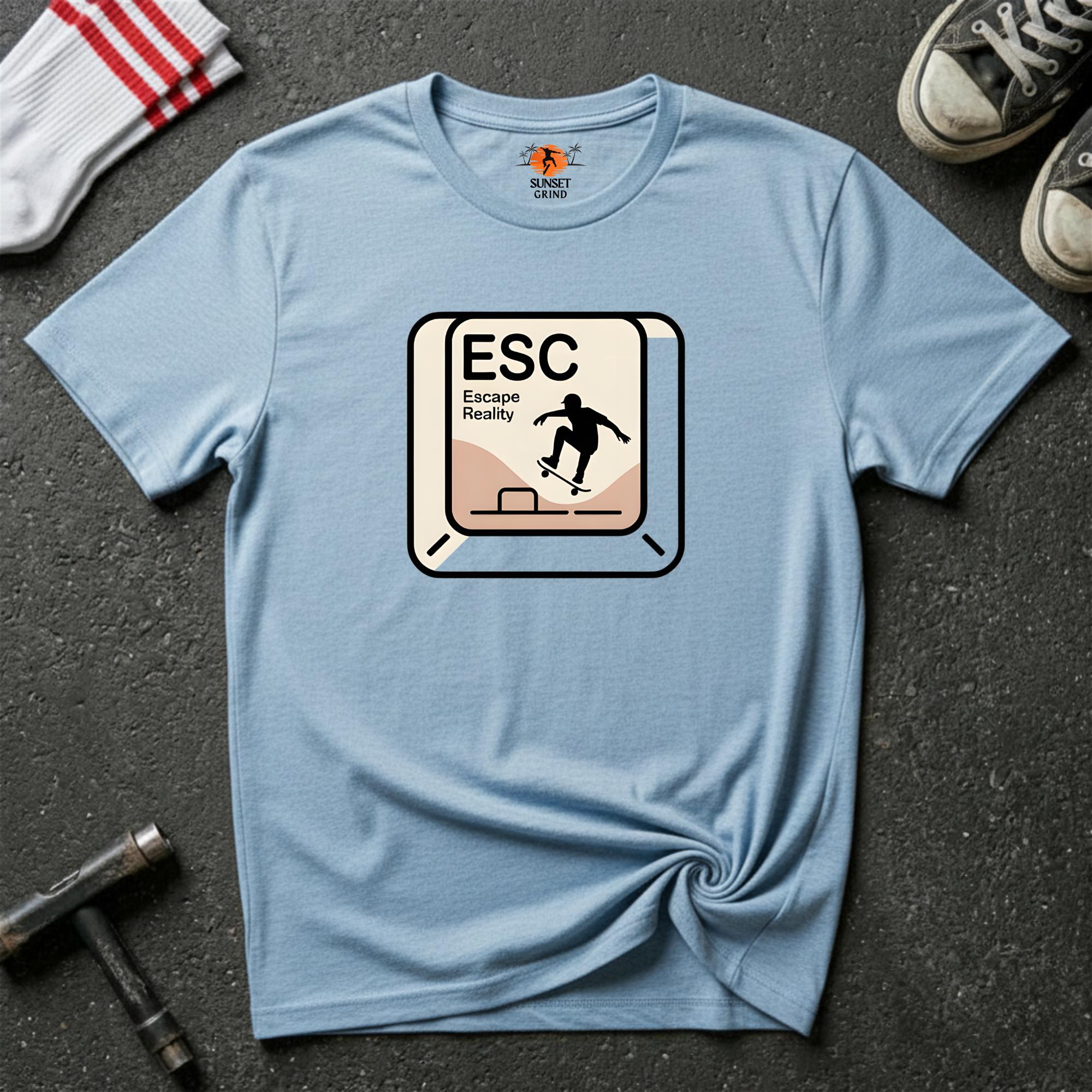 ESCAPE BUTTON T-Shirt